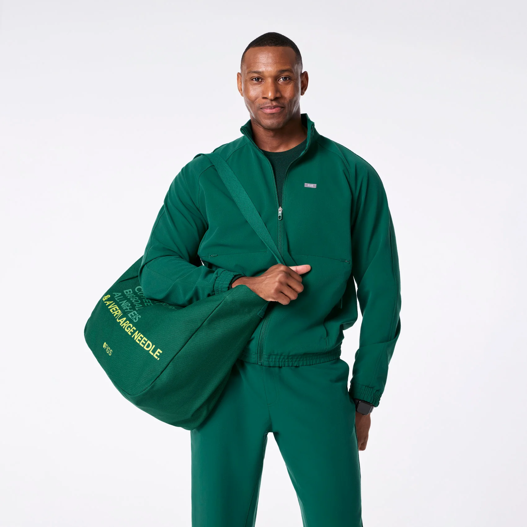 Hunter Green A Very Large Needle Tote - Image 4