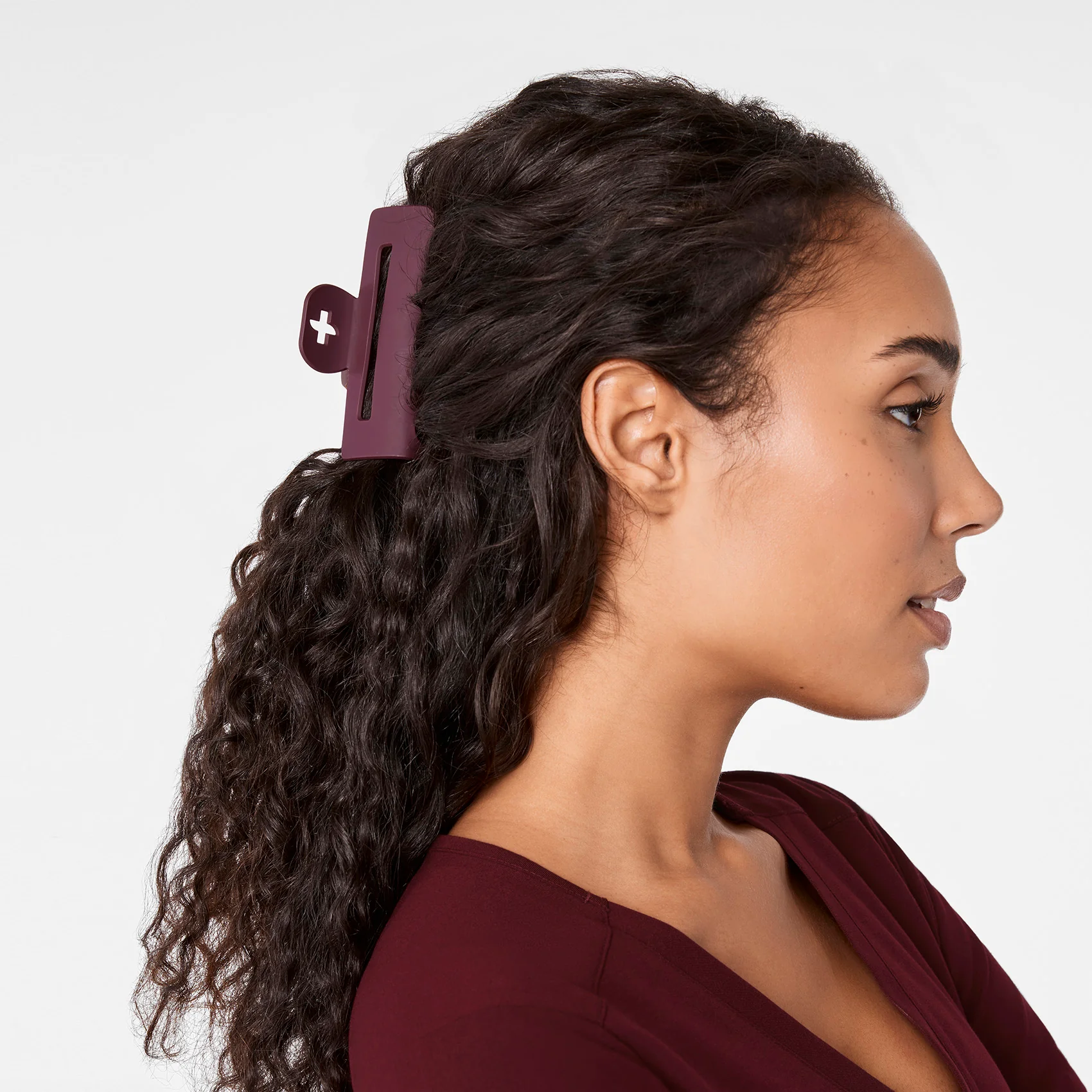 Burgundy - Claw Clip - Image 3