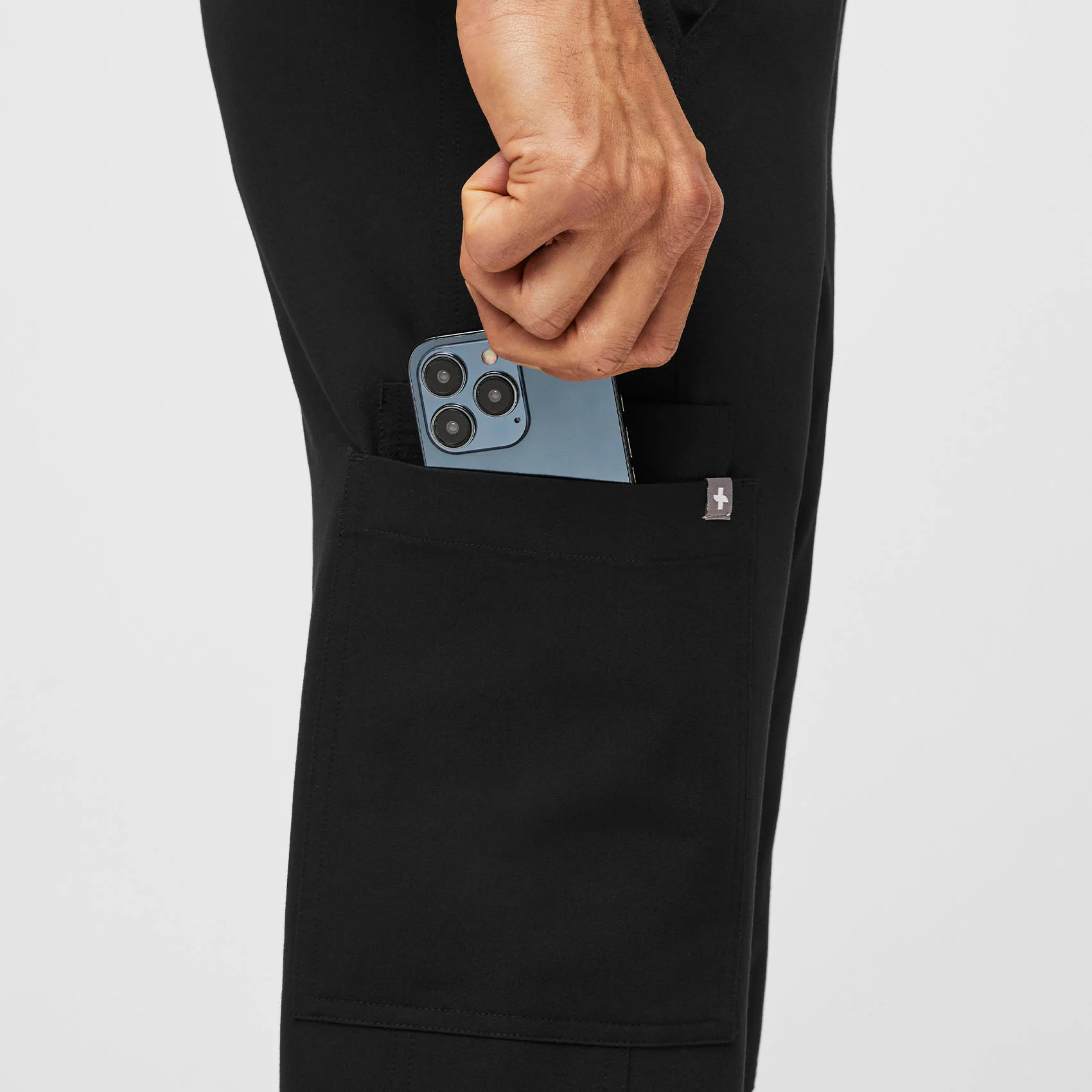 Men's Black Axim™ - Short Cargo Scrub Pants - Image 5