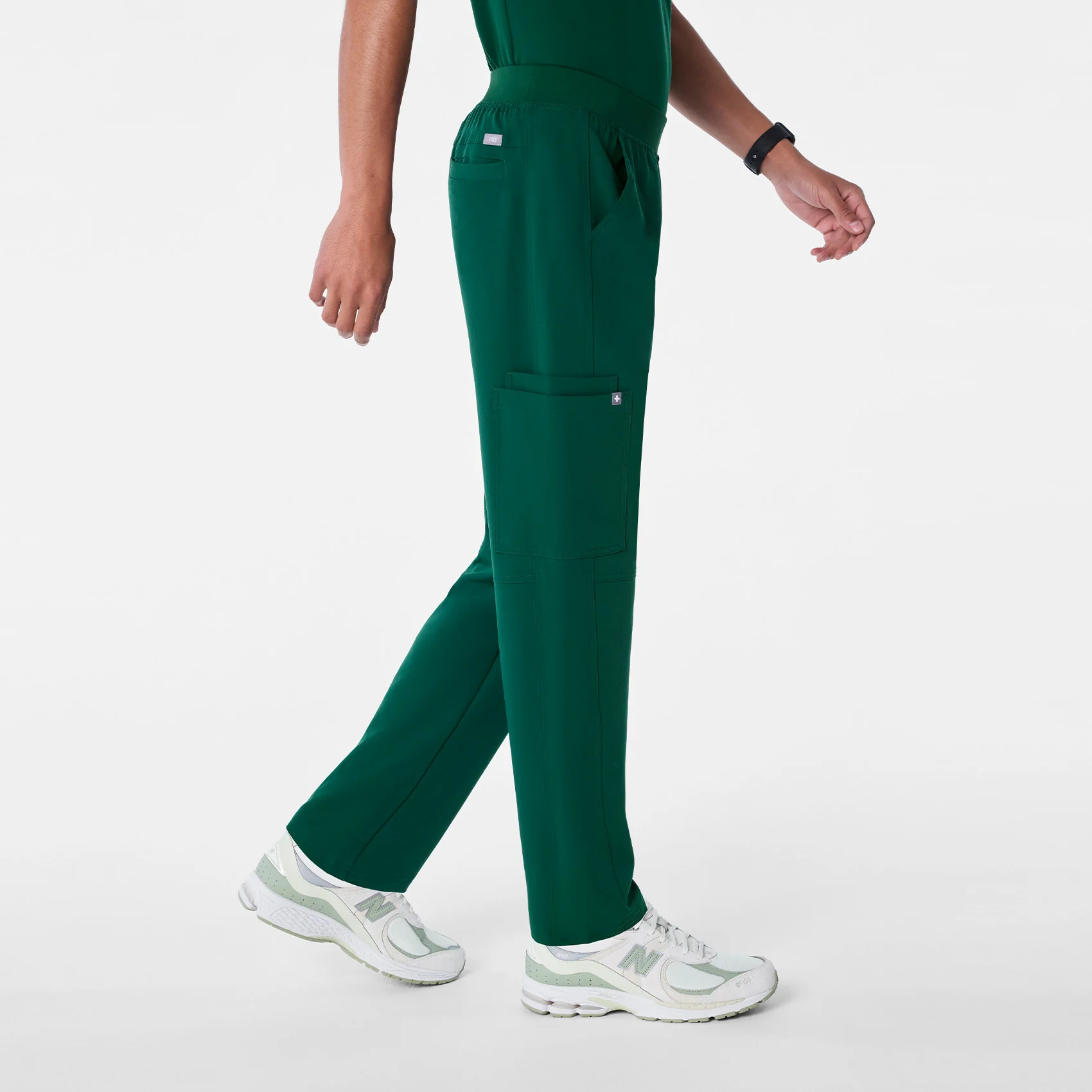 men's Forest Green Axim - Tall Cargo Scrub Pant™ - Image 3