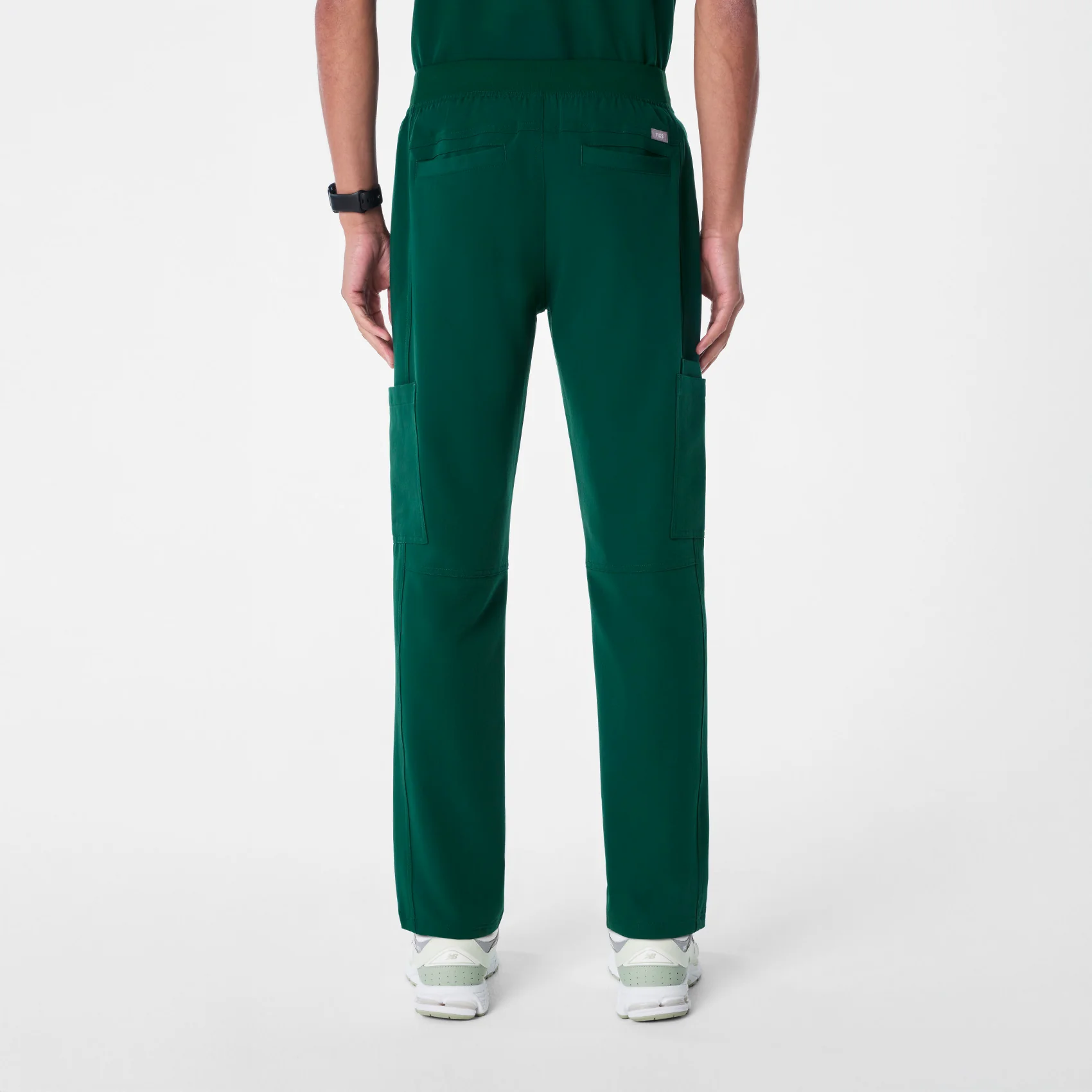 men's Forest Green Axim - Tall Cargo Scrub Pant™ - Image 4