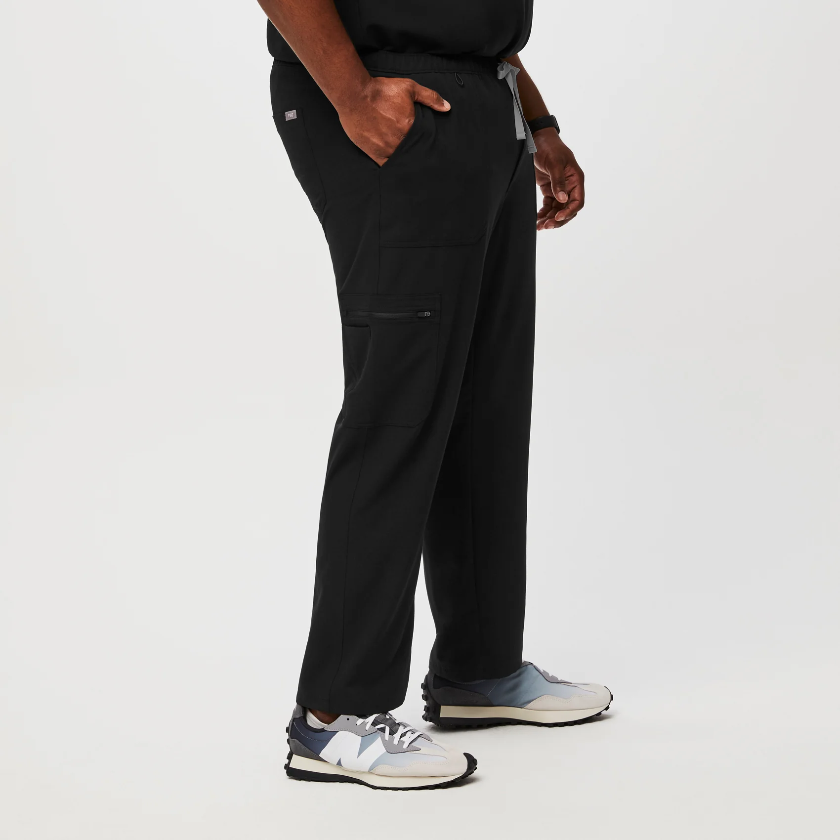men's Black Cairo™- Cargo Scrub Pants (3XL - 6XL) - Image 3