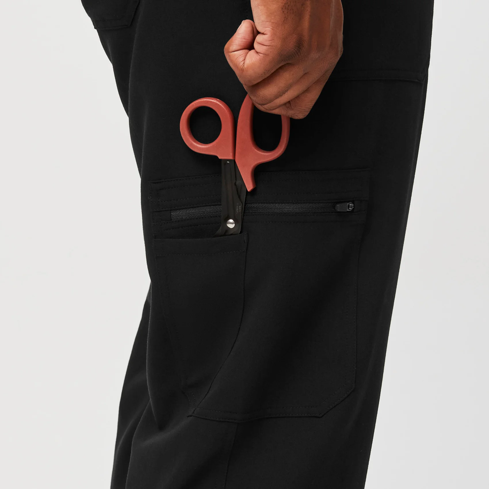 men's Black Cairo™- Cargo Scrub Pants (3XL - 6XL) - Image 5