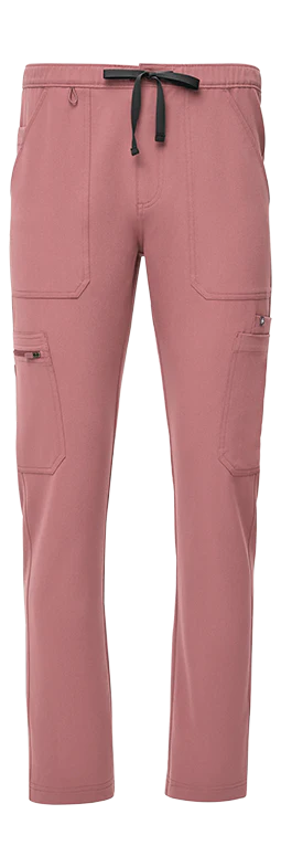 men's Mauve Cairo™ - Tall Cargo Scrub Pants (3XL - 6XL) - Image 9
