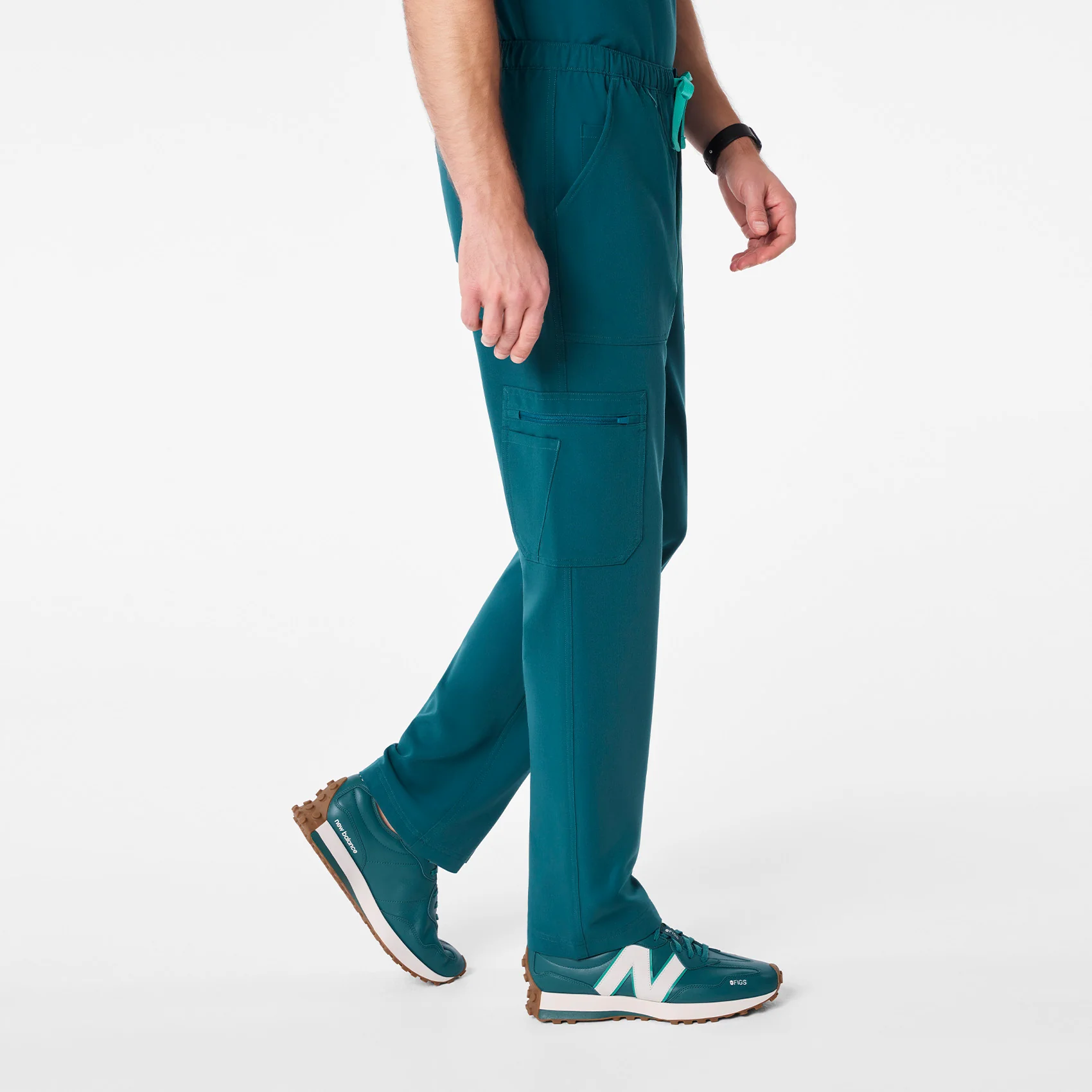 men's Caribbean Blue Cairo - Short Cargo Scrub Pant™ - Image 3