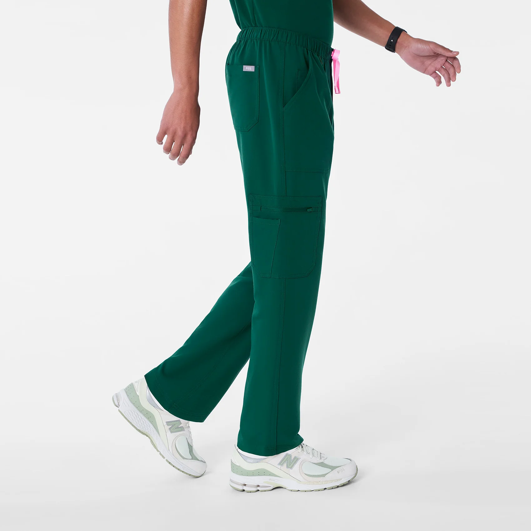 men's Forest Green Cairo - Short Cargo Scrub Pant™ - Image 3
