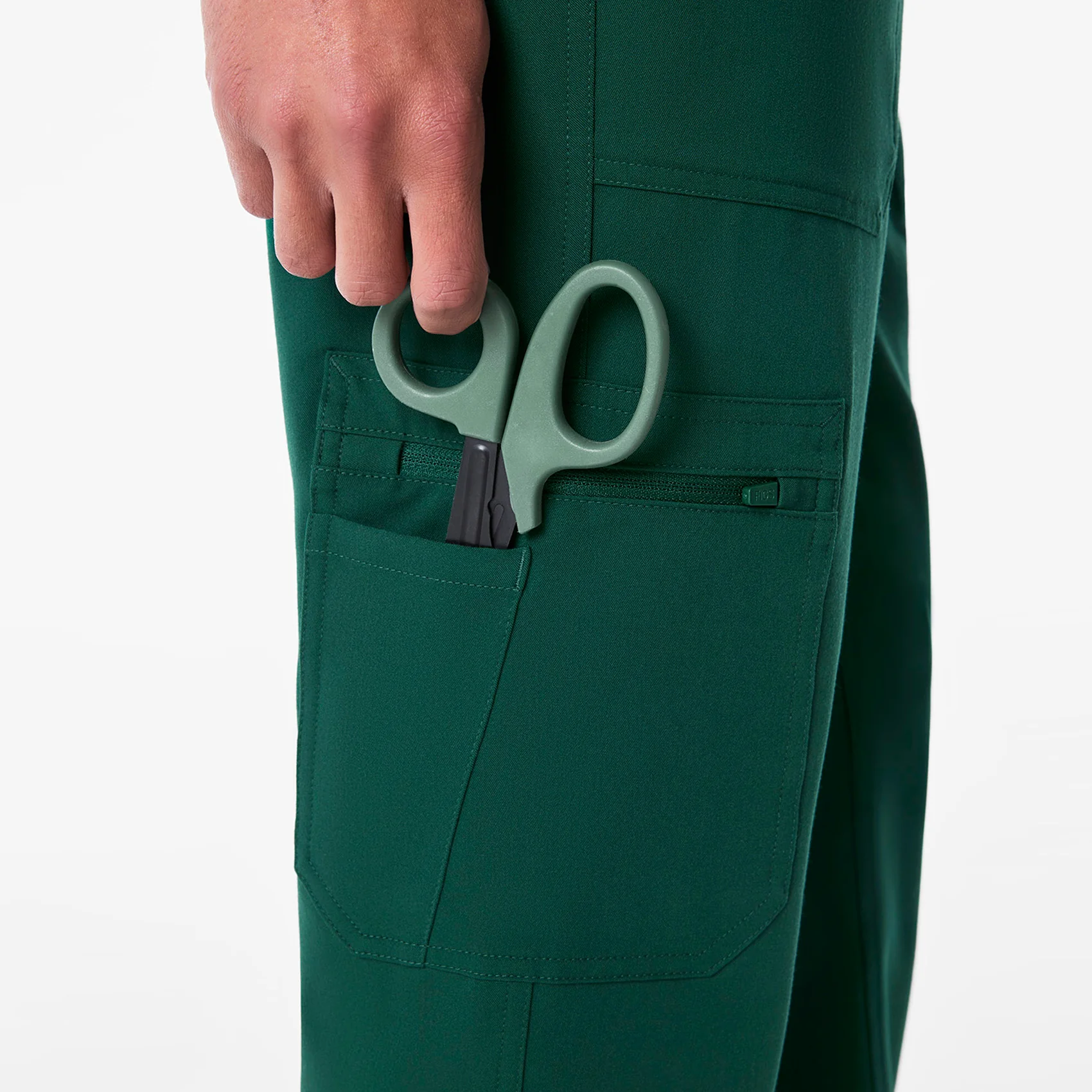 men's Forest Green Cairo - Short Cargo Scrub Pant™ - Image 7