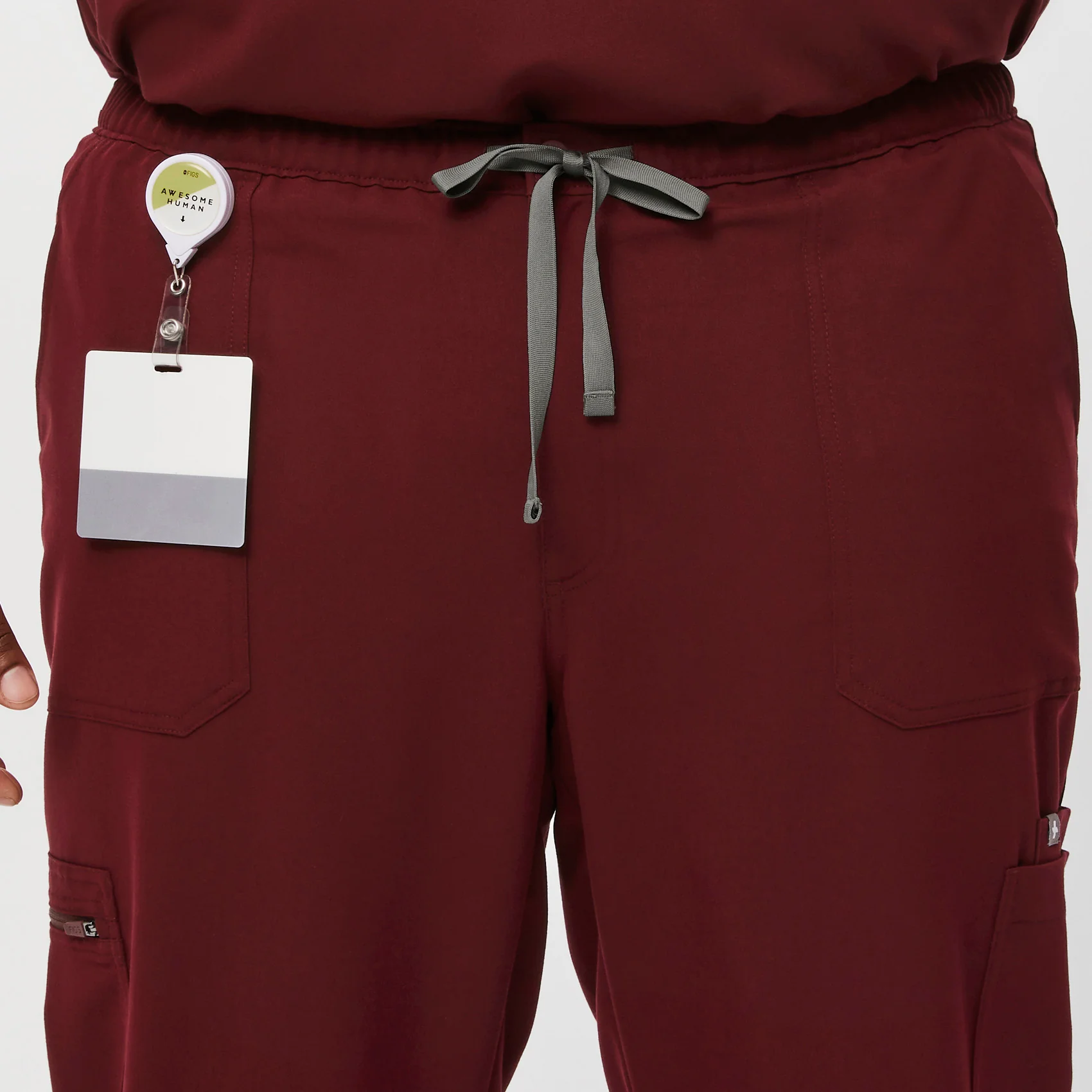 men's Burgundy Cairo™ - Tall Cargo Scrub Pants (3XL - 6XL) - Image 5