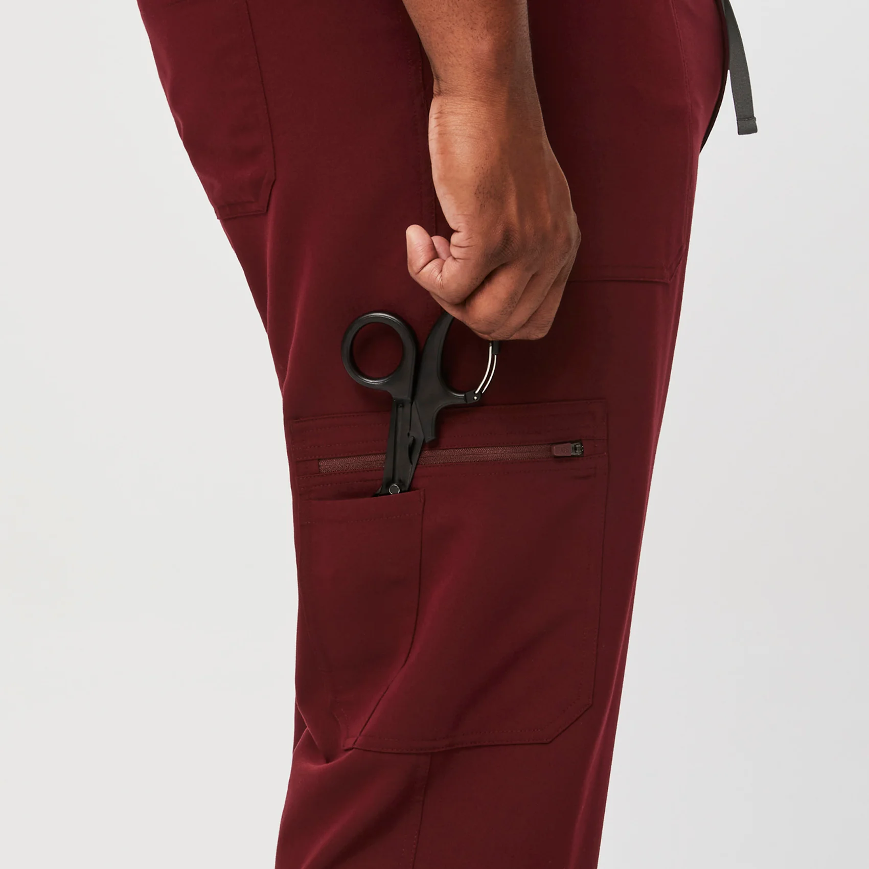 men's Burgundy Cairo™ - Tall Cargo Scrub Pants (3XL - 6XL) - Image 6