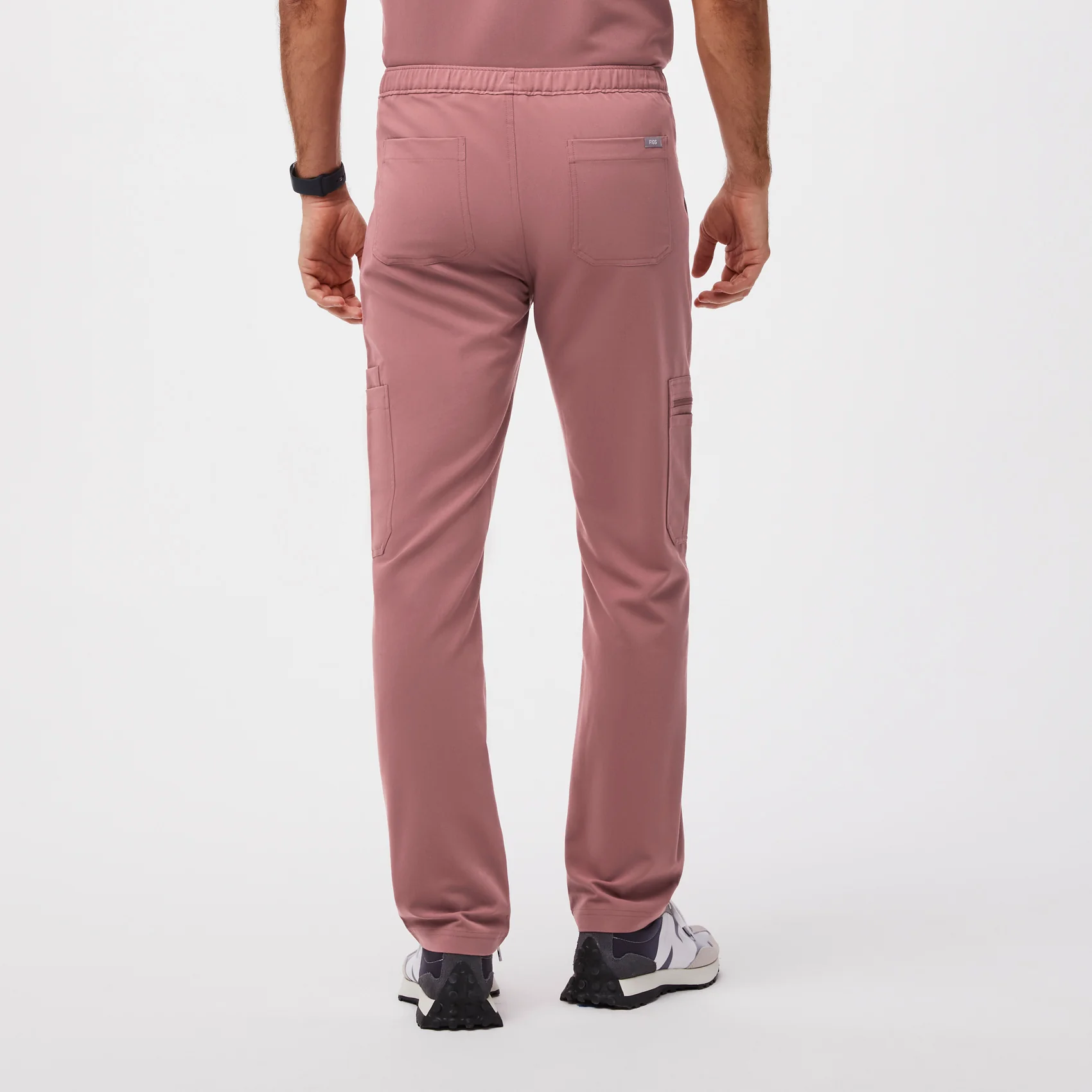 men's Mauve Cairo™ - Tall Cargo Scrub Pants (3XL - 6XL) - Image 4