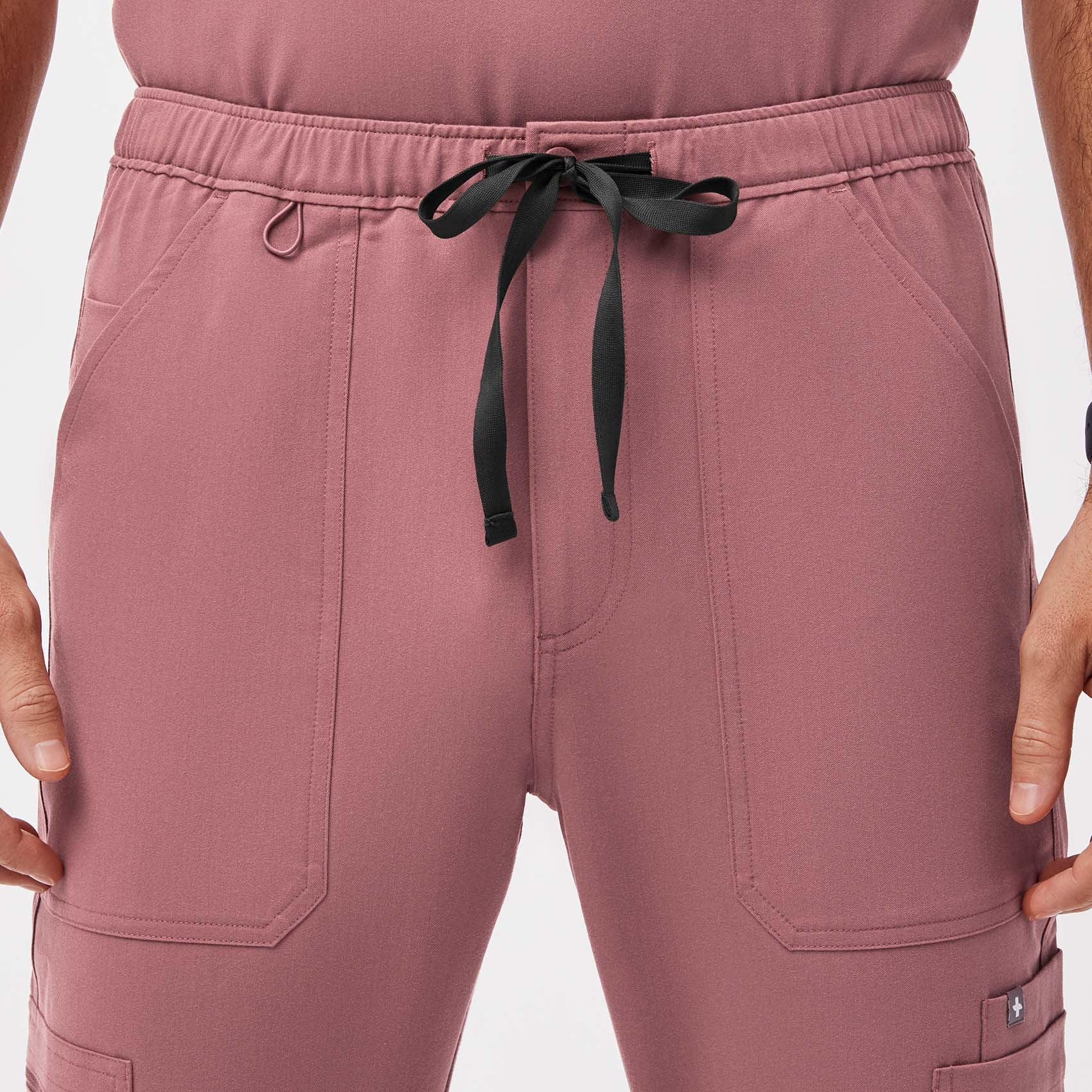 men's Mauve Cairo™ - Tall Cargo Scrub Pants (3XL - 6XL) - Image 5
