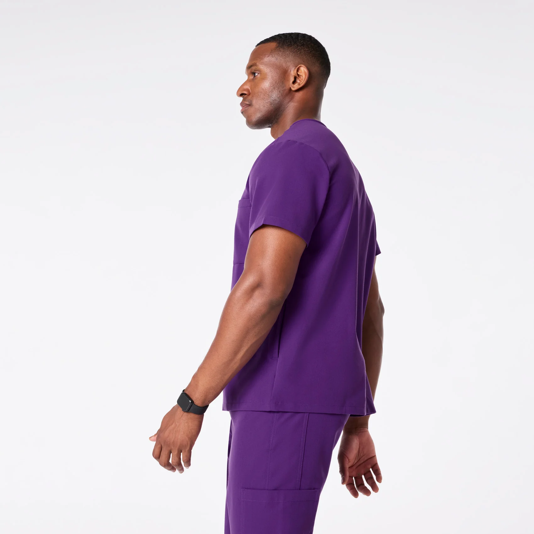 men's Digital Grape Chisec - Three-Pocket Scrub Top™ - Image 3