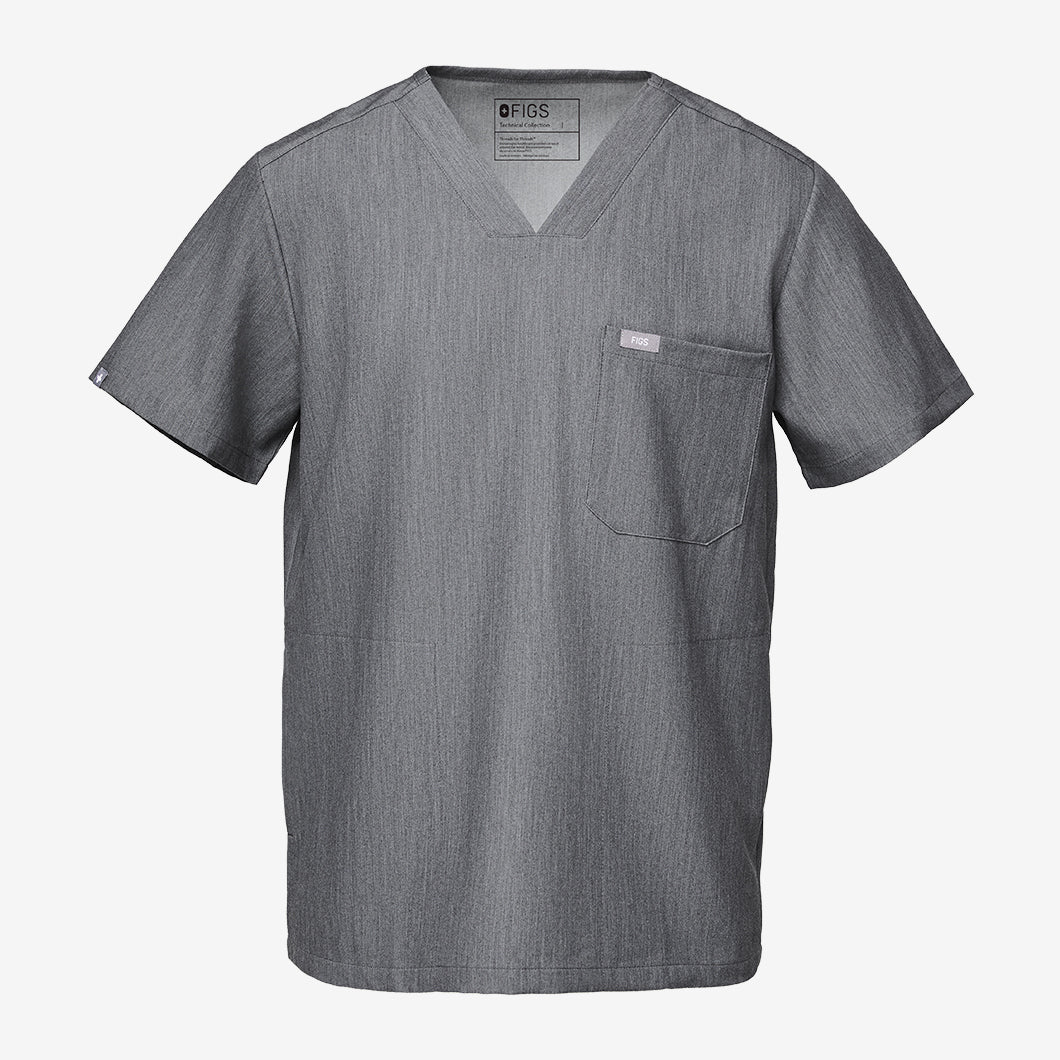 men's Lavender Dew Chisec - Three-Pocket Scrub Top™ - Image 9