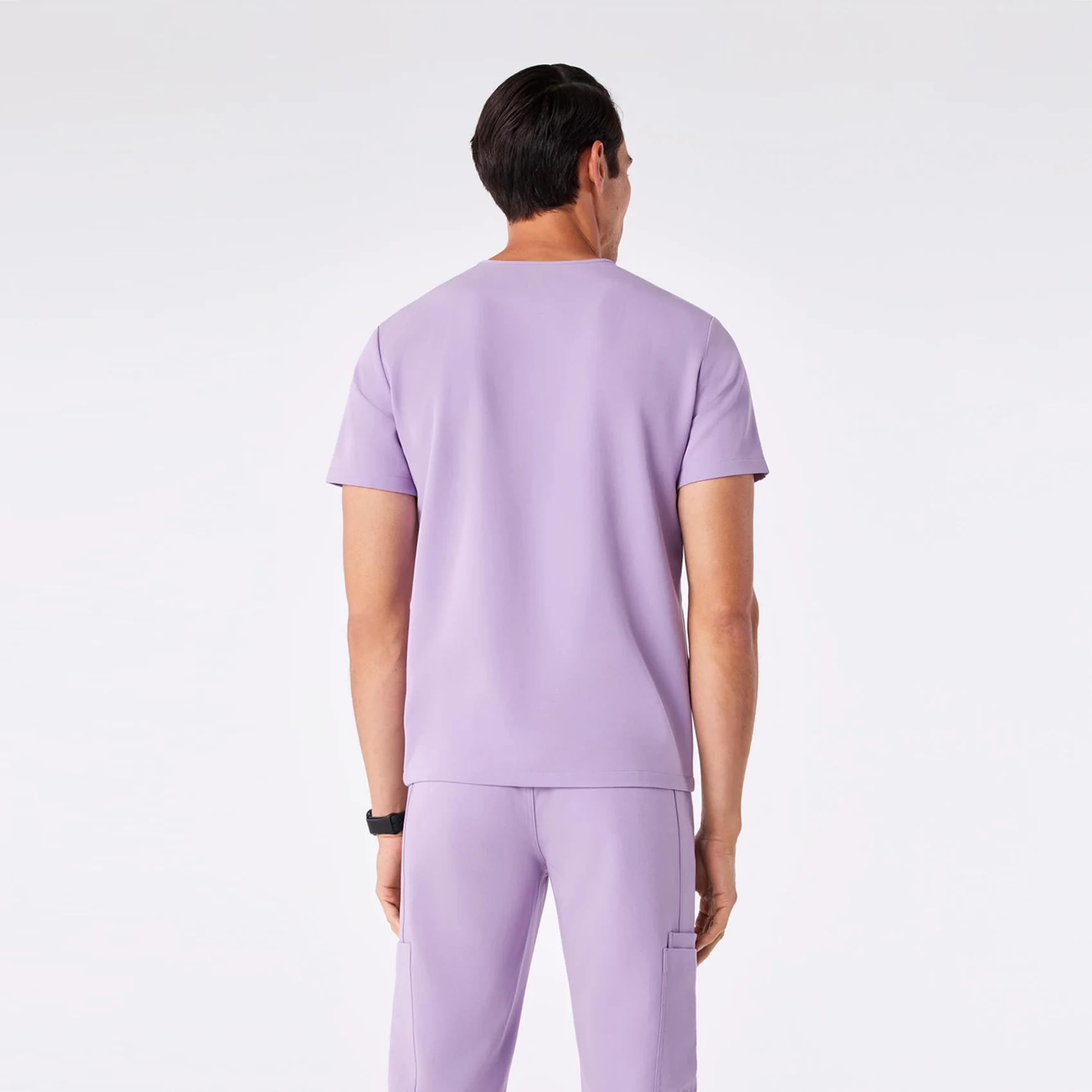 men's Lavender Dew Chisec - Three-Pocket Scrub Top™ - Image 4