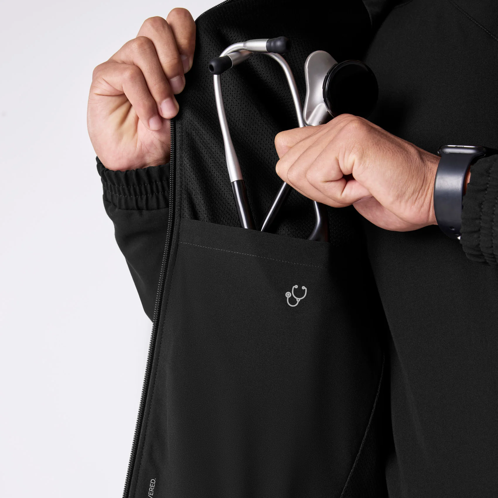 men's Black Cobaki - Scrub Jacket - Image 9