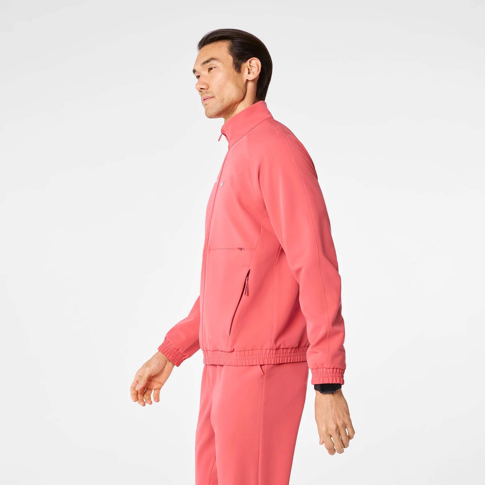 men's Pulmonary Pink Cobaki - Scrub Jacket - Image 3