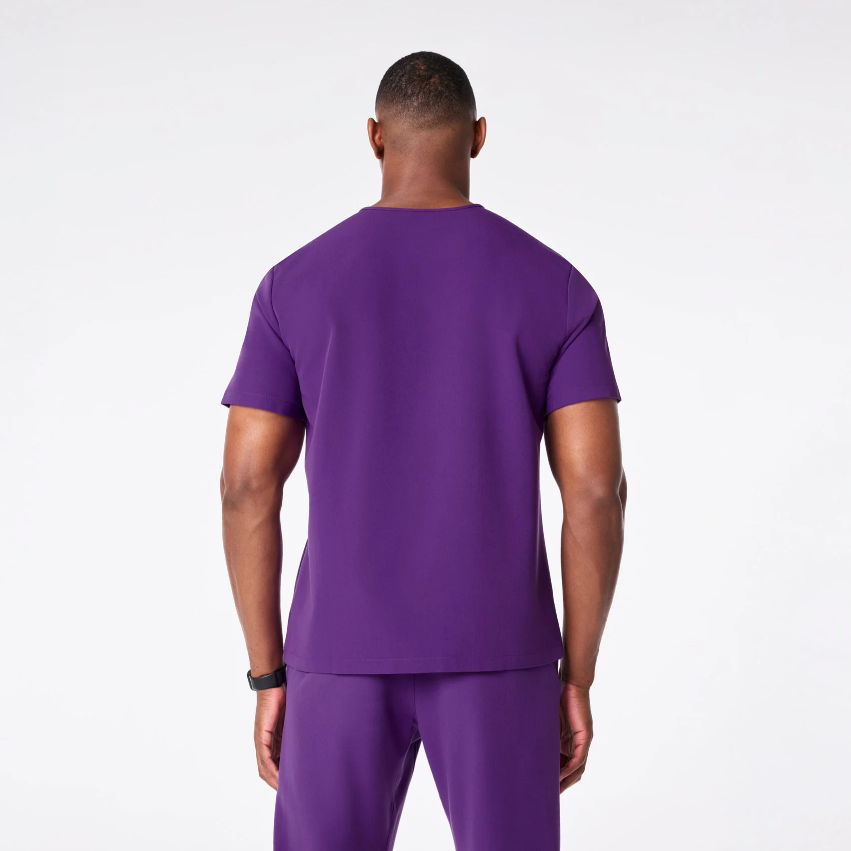 men's Digital Grape Leon - Three-Pocket Scrub Top™ - Image 4
