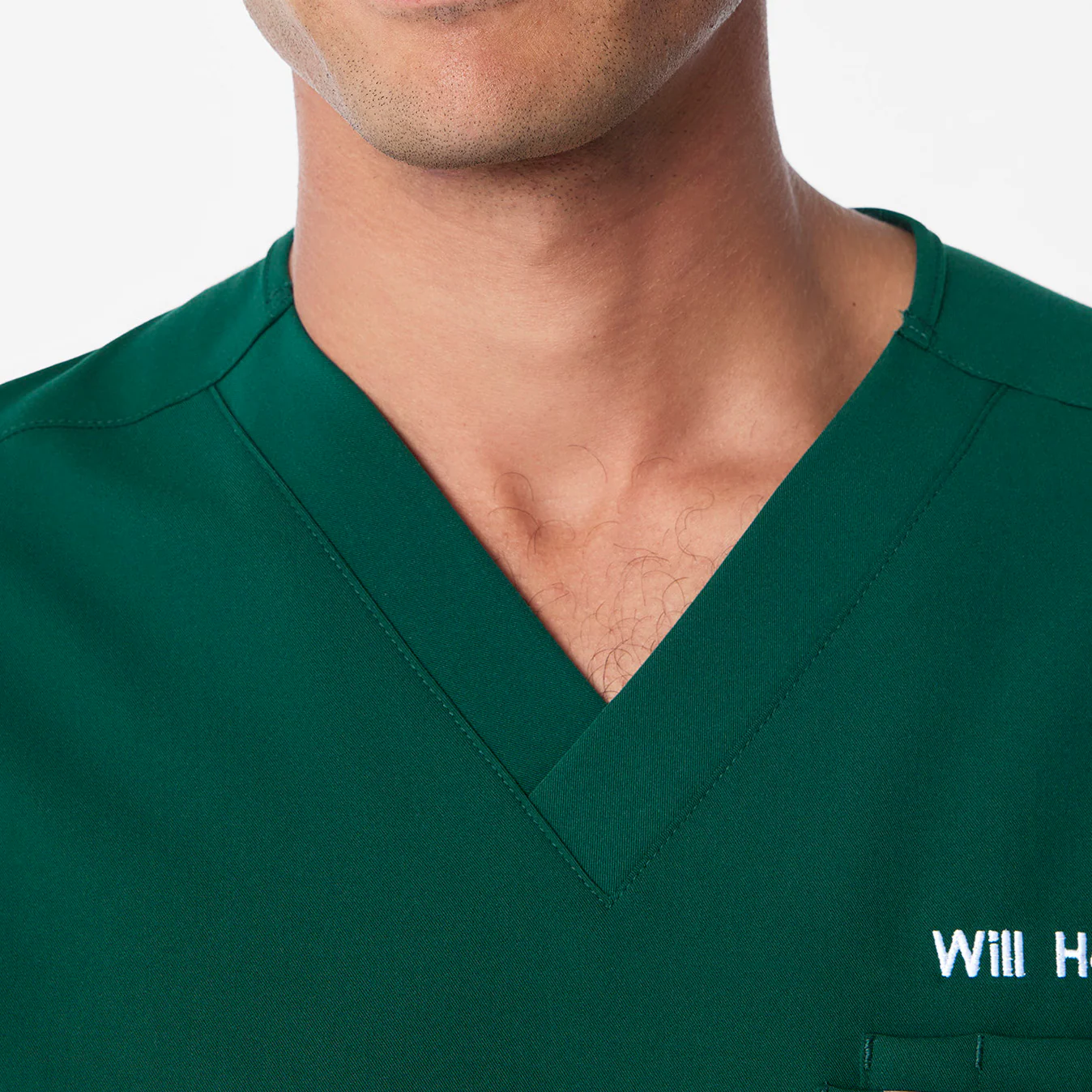 men's Forest Green Leon - Three-Pocket Scrub Top™ - Image 5