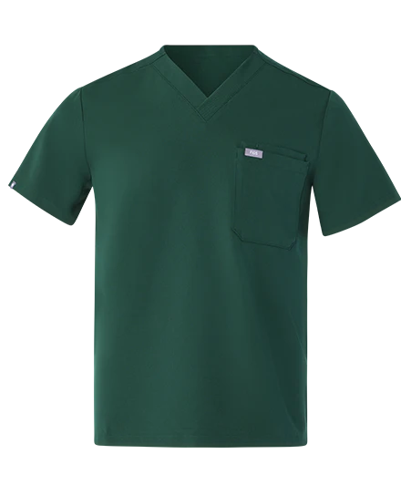 men's Forest Green Leon - Three-Pocket Scrub Top™ - Image 9