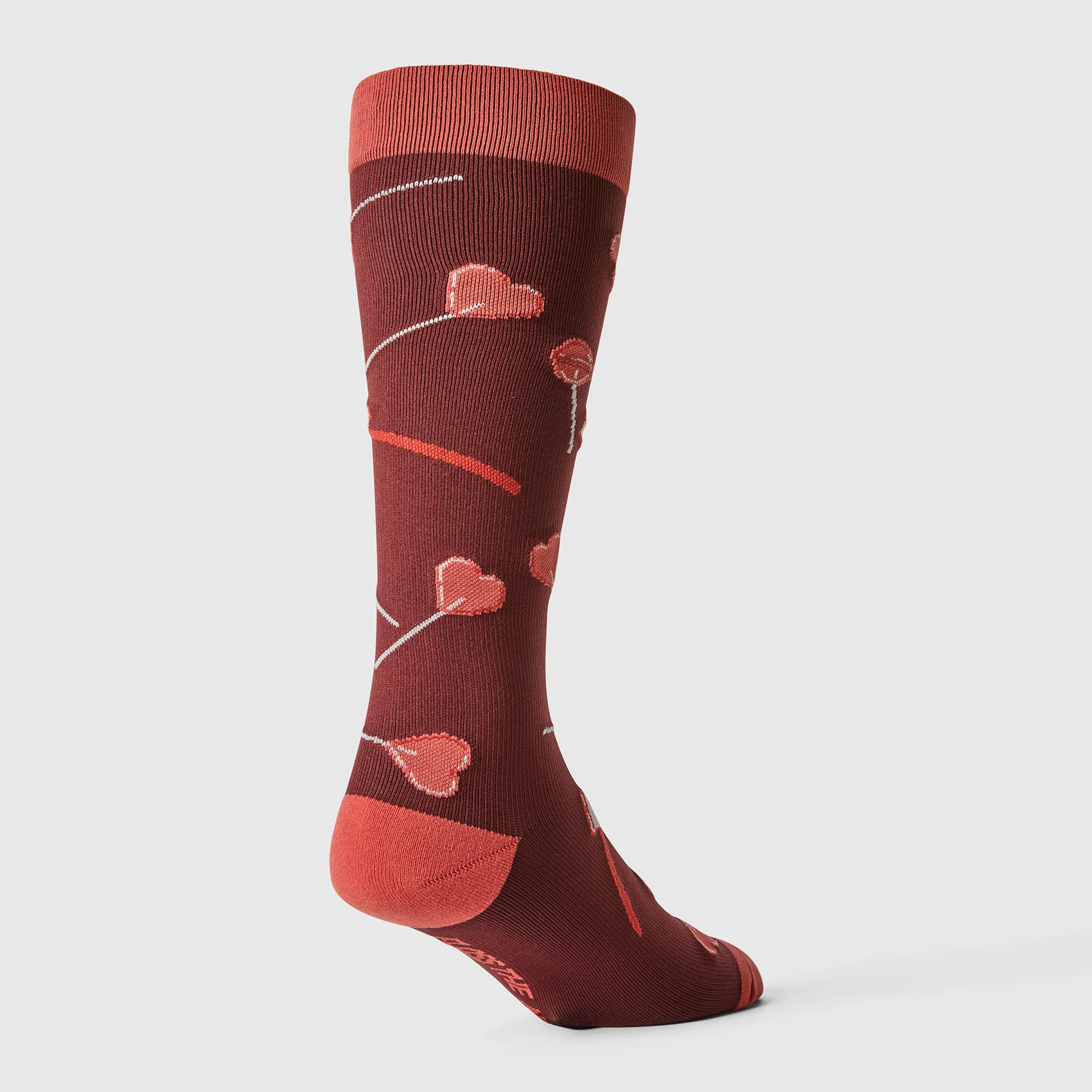 men's Walnut Floss The Night Away - Compression Socks - Image 4