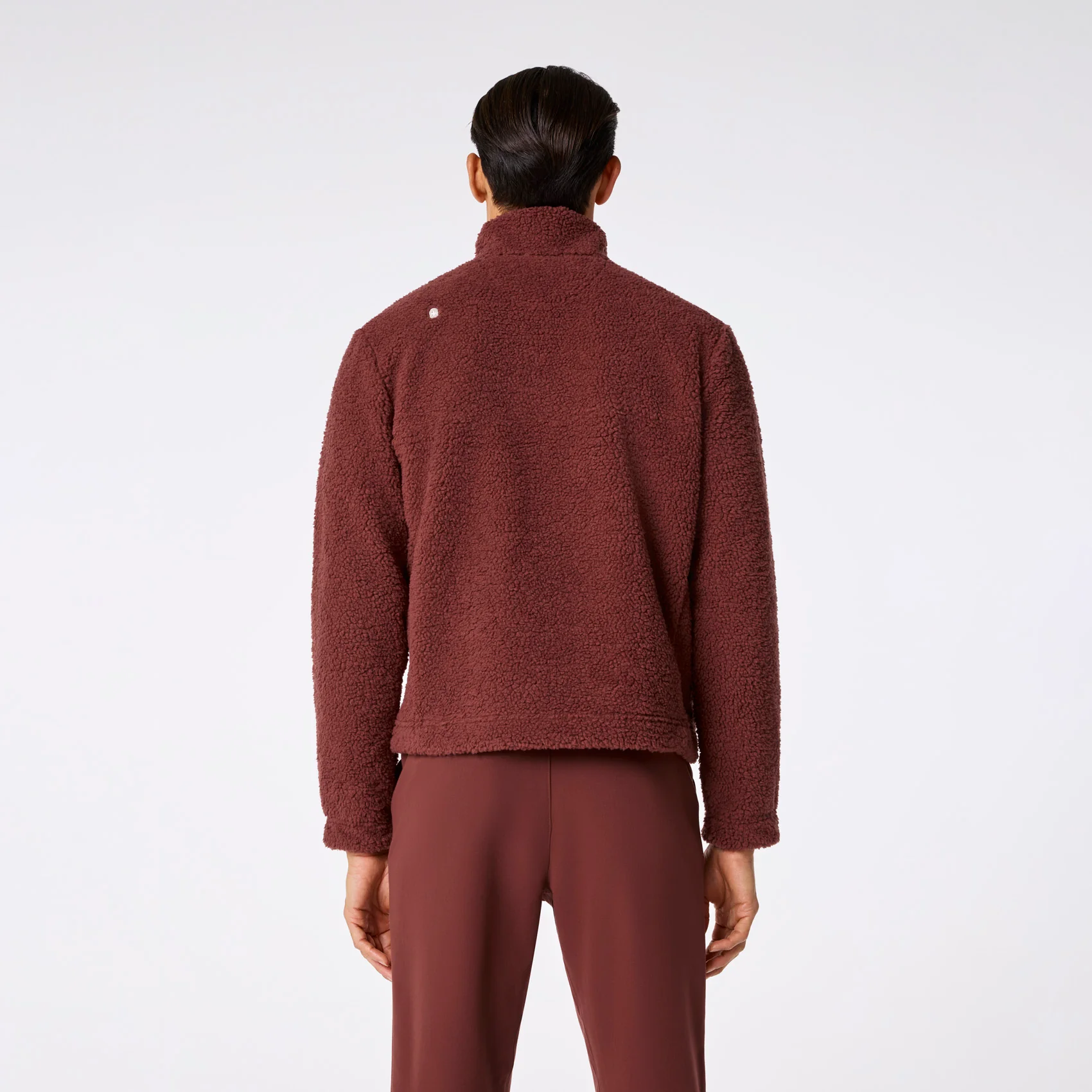 men's Walnut On-Shift High Pile - Fleece Pullover Jacket™ - Image 4