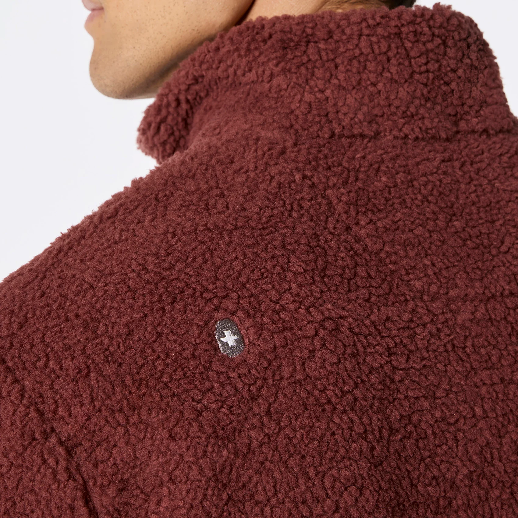 men's Walnut On-Shift High Pile - Fleece Pullover Jacket™ - Image 5