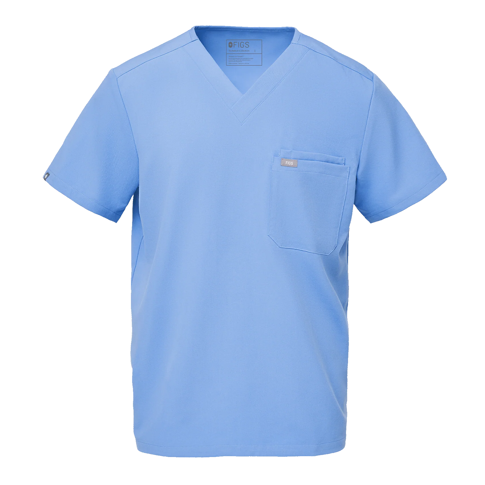 Men's Ceil Blue Leon™ - Three-Pocket Scrub Top - Image 10