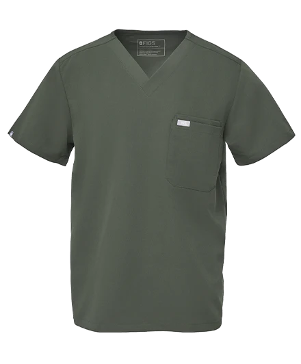 men's Moss Leon™- Three-Pocket Scrub Top (3XL - 6XL) - Image 6