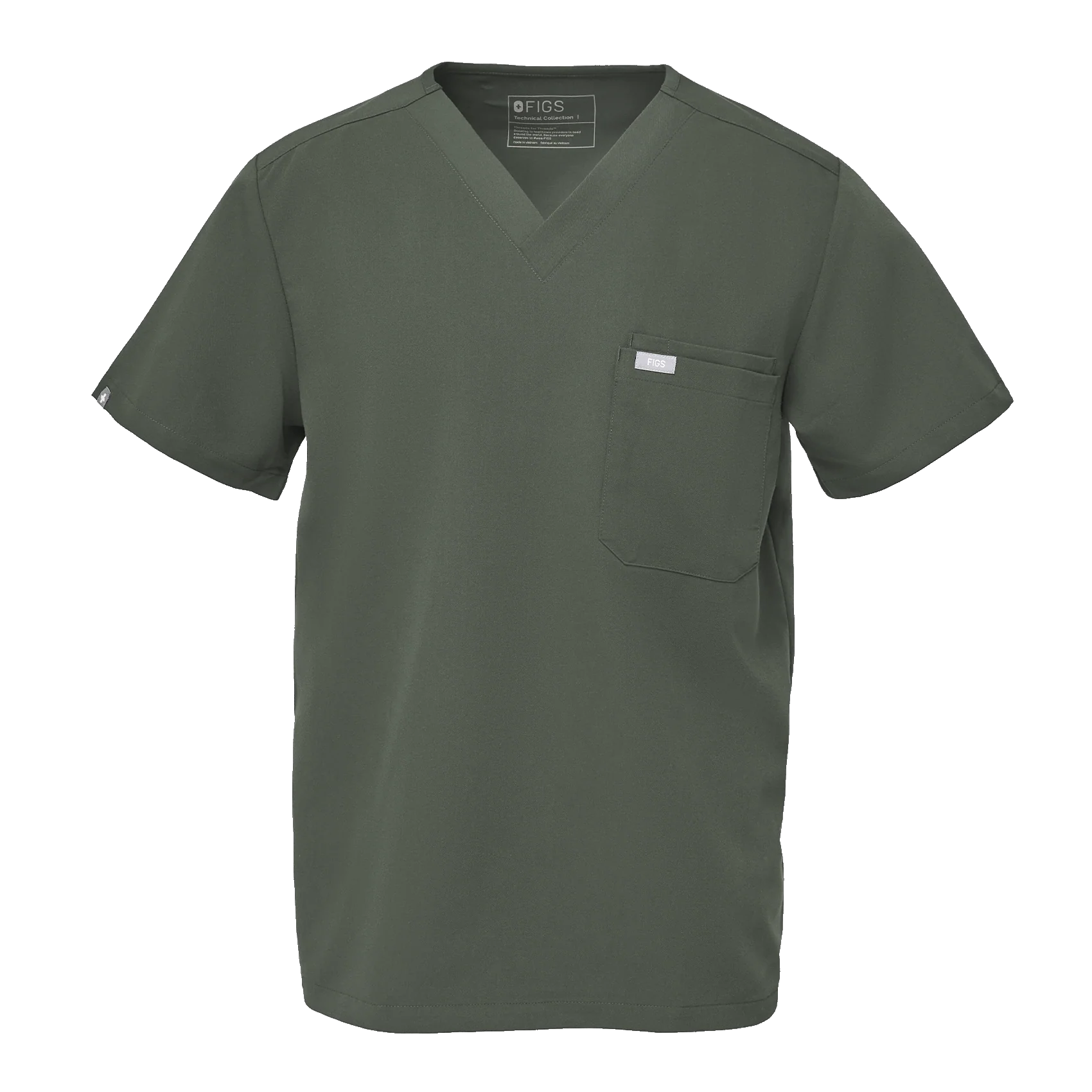 men's Moss Leon™- Three-Pocket Scrub Top (3XL - 6XL) - Image 8