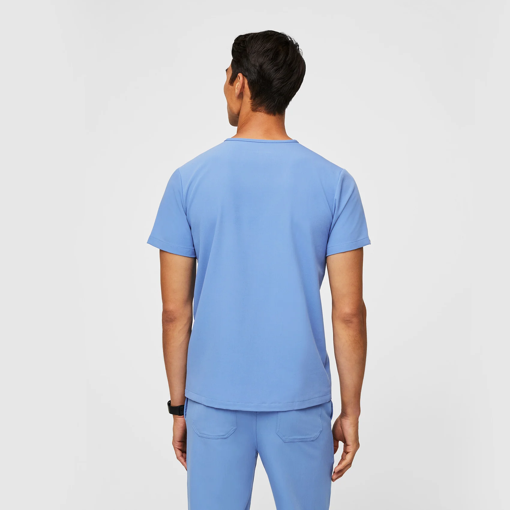 Men's Ceil Blue Leon™ - Three-Pocket Scrub Top - Image 4