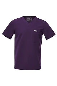 men's Purple Jam Leon™ - Three-Pocket Scrub Top - Image 6
