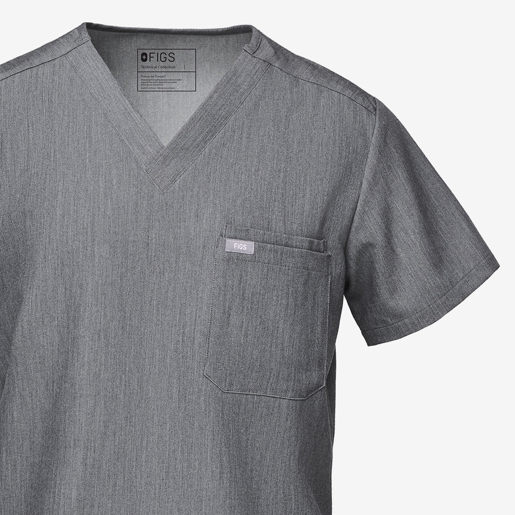 men's Purple Jam Leon™ - Three-Pocket Scrub Top - Image 8