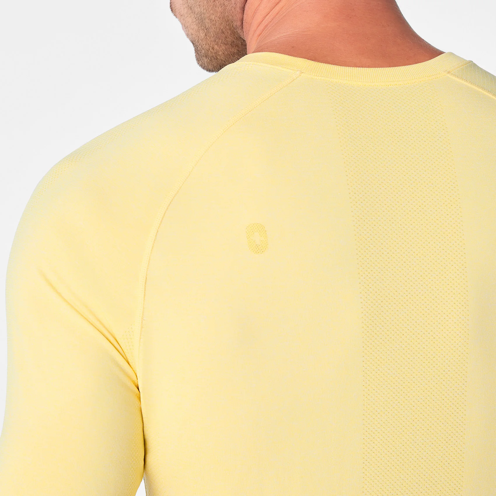 men's Butter Yellow Makato Seamless - Shortsleeve Underscrub - Image 5