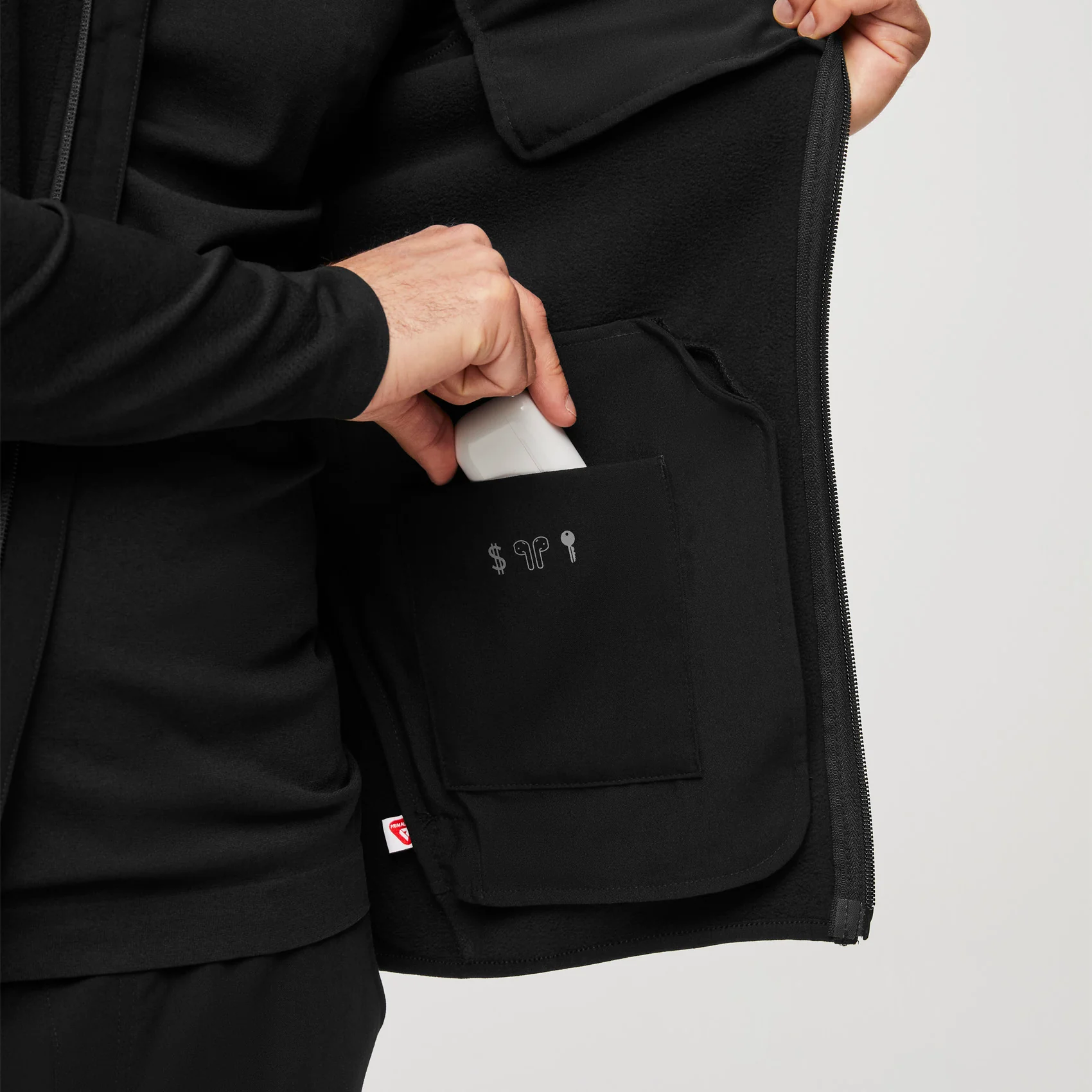 men's Black On-Shift™ - Fleece Vest (3XL-6XL) - Image 9