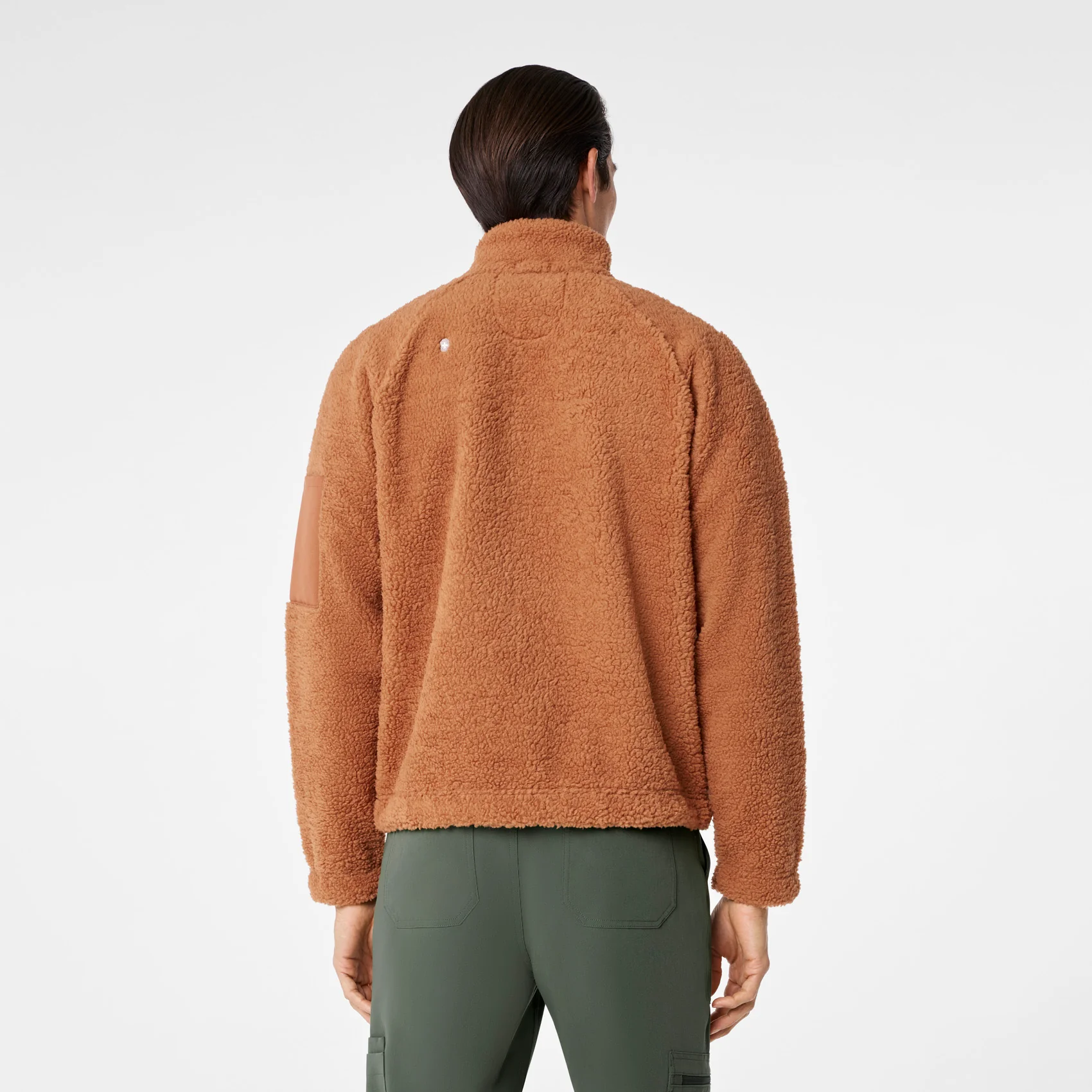 men's Mocha On Shift High Pile - Bomber Jacket™ - Image 4