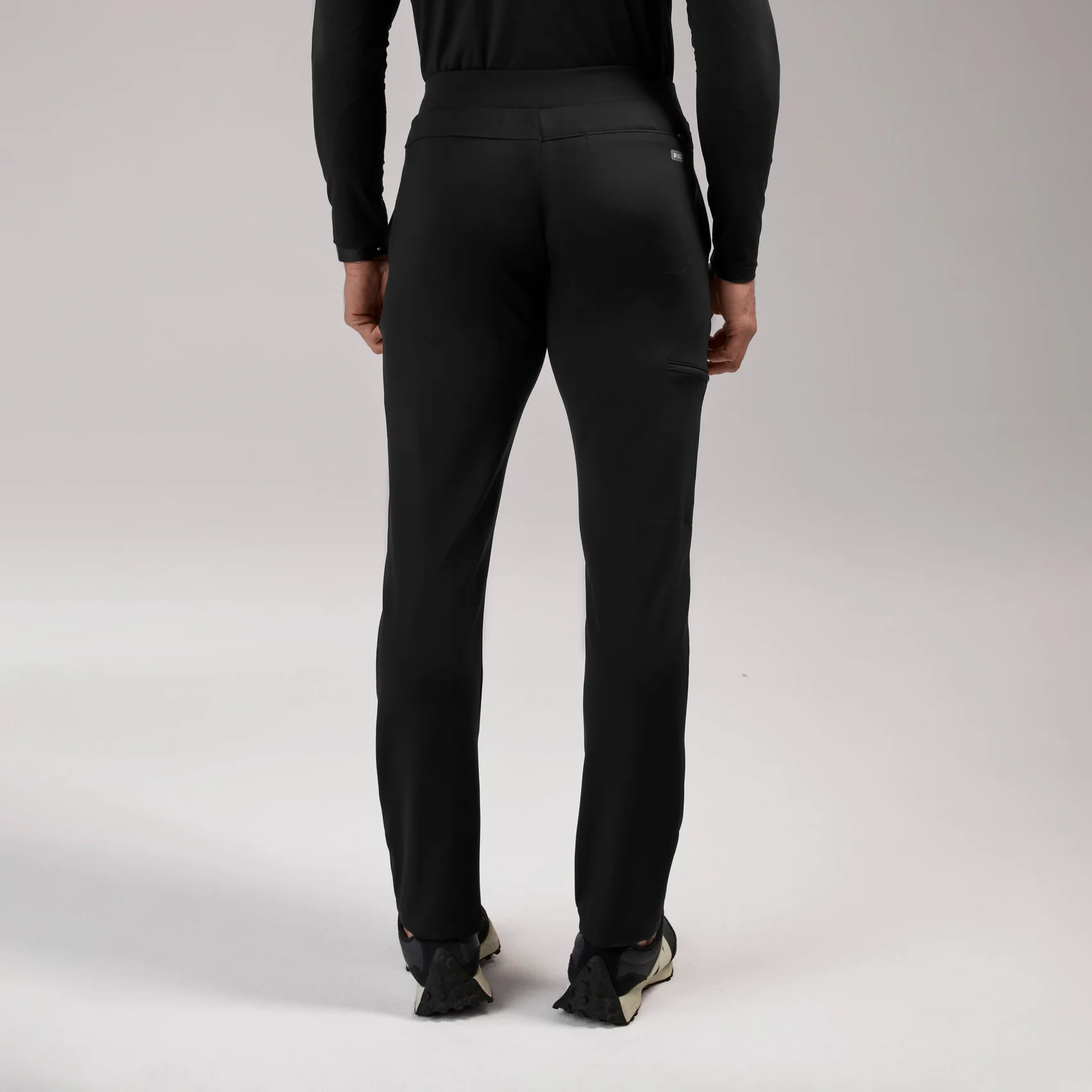 men's Black Pierre FORMx Slim Tapered - Tall Scrub Pant™ - Image 4
