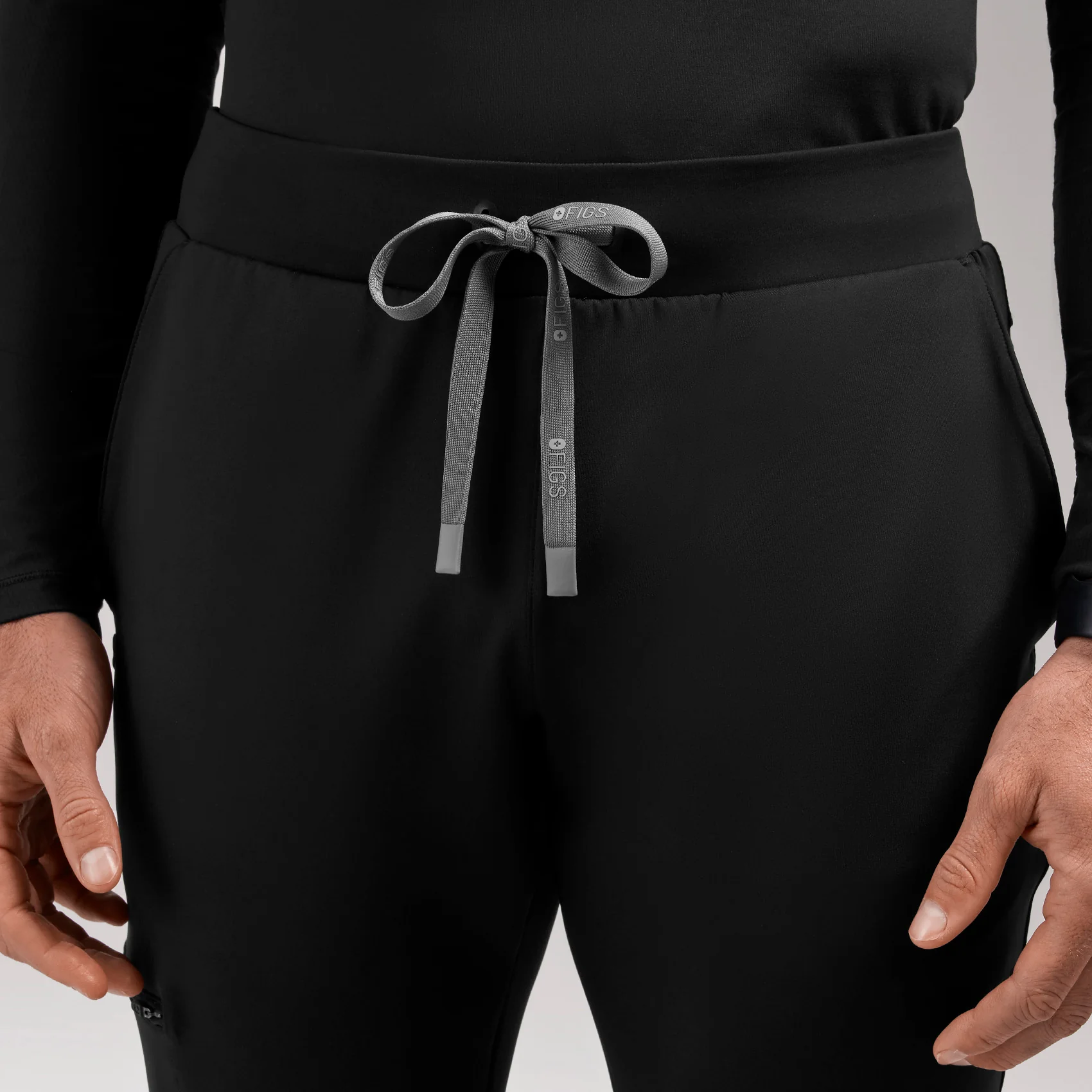 men's Black Pierre FORMx Slim Tapered - Tall Scrub Pant™ - Image 6