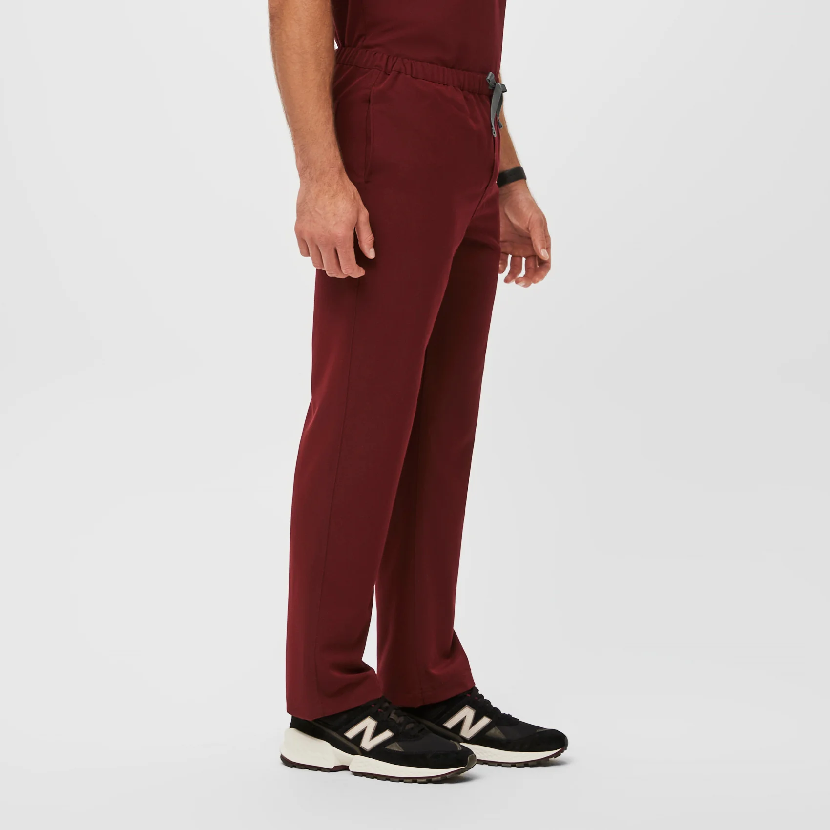 Men's Burgundy Pisco™ - Tall Basic Scrub Pants - Image 3
