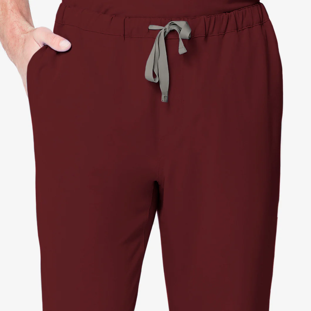 Men's Burgundy Pisco™ - Tall Basic Scrub Pants - Image 7