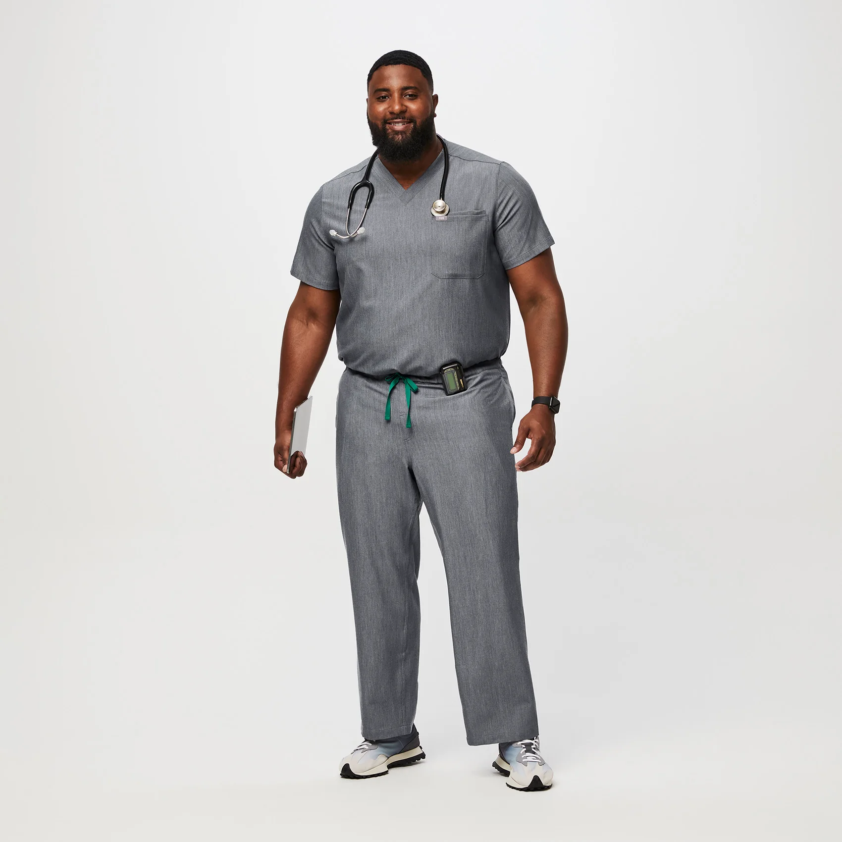 men's Graphite Pisco™ - Tall Basic Scrub Pants (3XL - 6XL) - Image 2