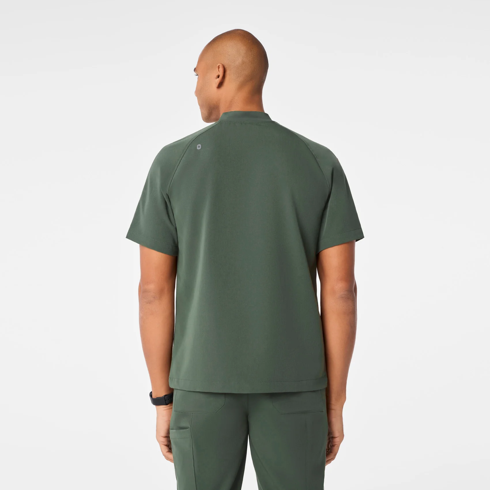 men's Moss Stratton Henley - Shortsleeve Scrub Top - Image 5