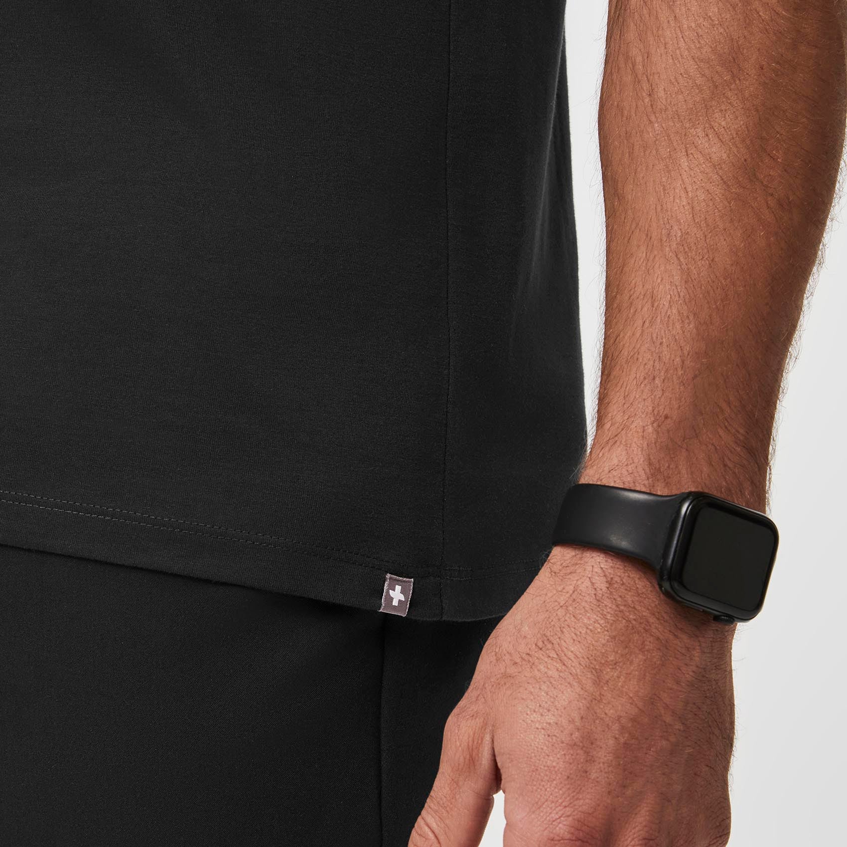 Men's Black Supersoft - Shortsleeve Underscrub - Image 5