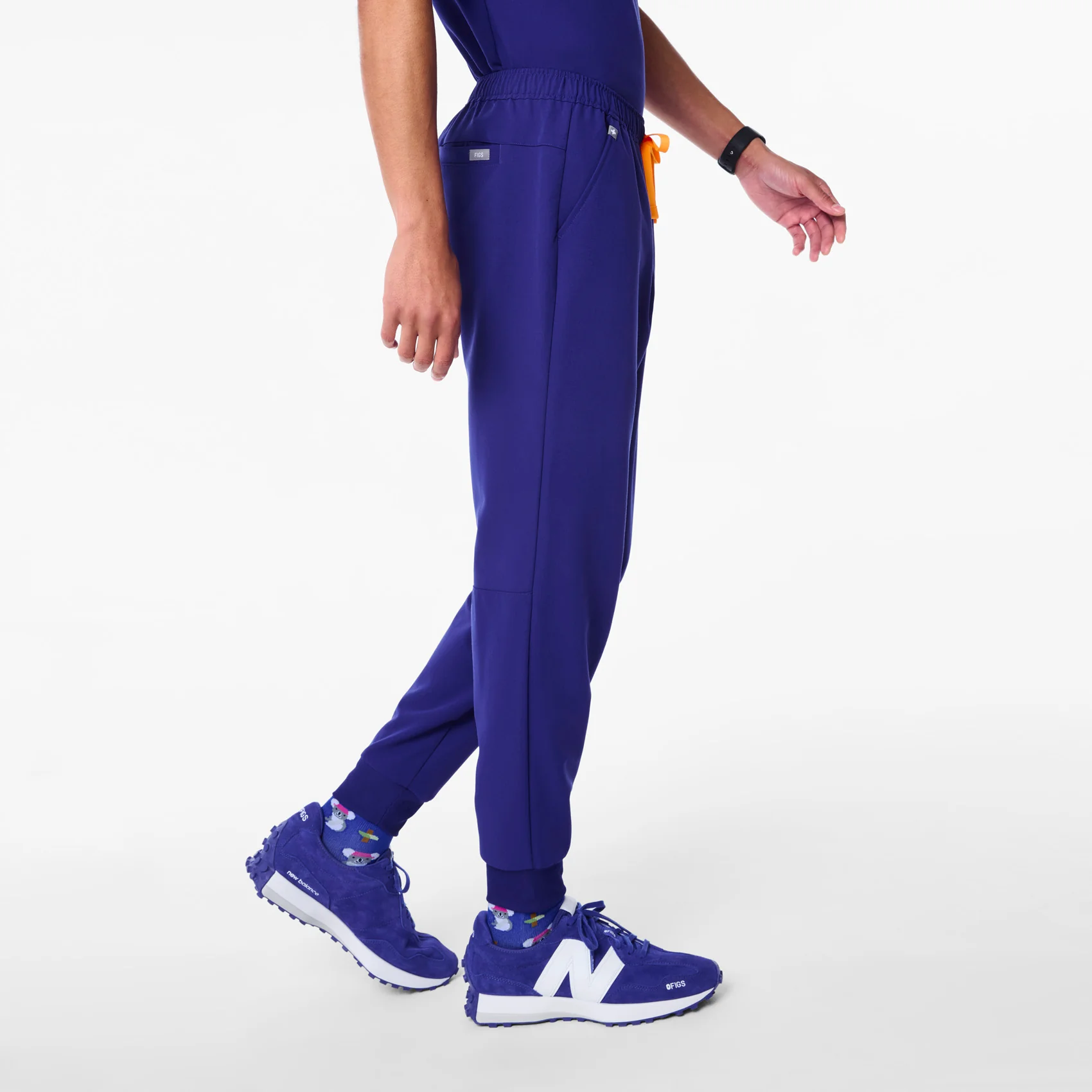 men's Deep Royal Blue Tansen - Jogger Scrub Pant™ - Image 3