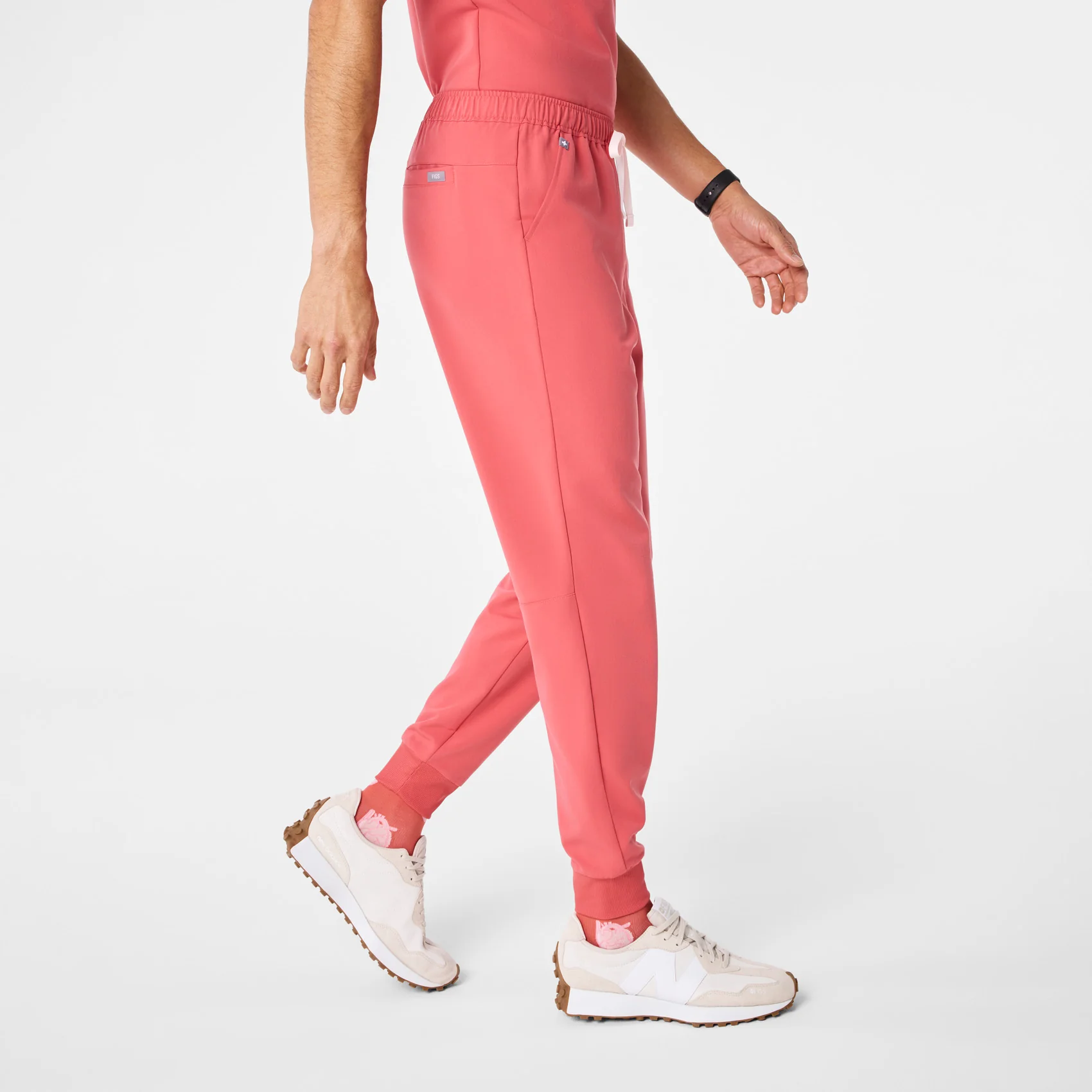 men's Pulmonary Pink Tansen - Short Jogger Scrub Pant™ - Image 3