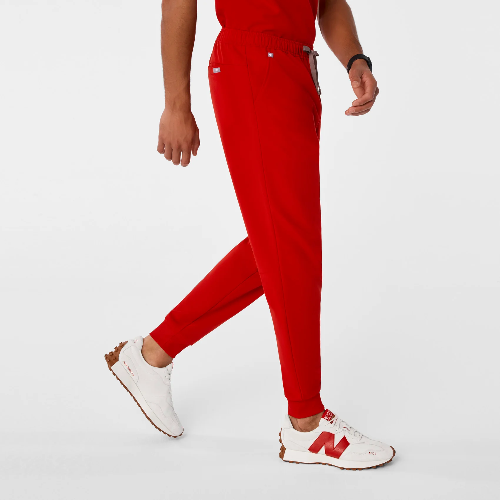 men's Winning Red Tansen - Short Jogger Scrub Pant™ - Image 3
