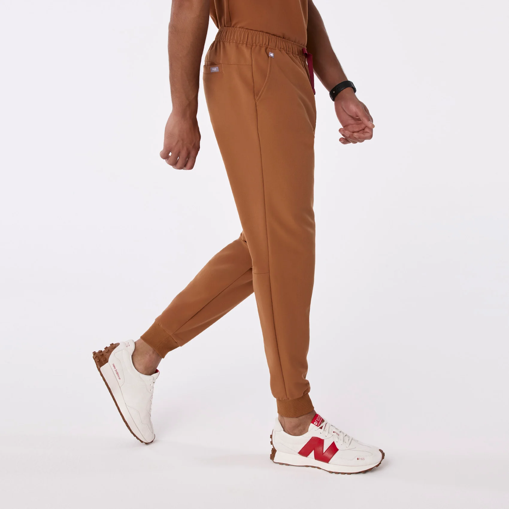 men's Mocha Tansen - Short Jogger Scrub Pant™ - Image 3