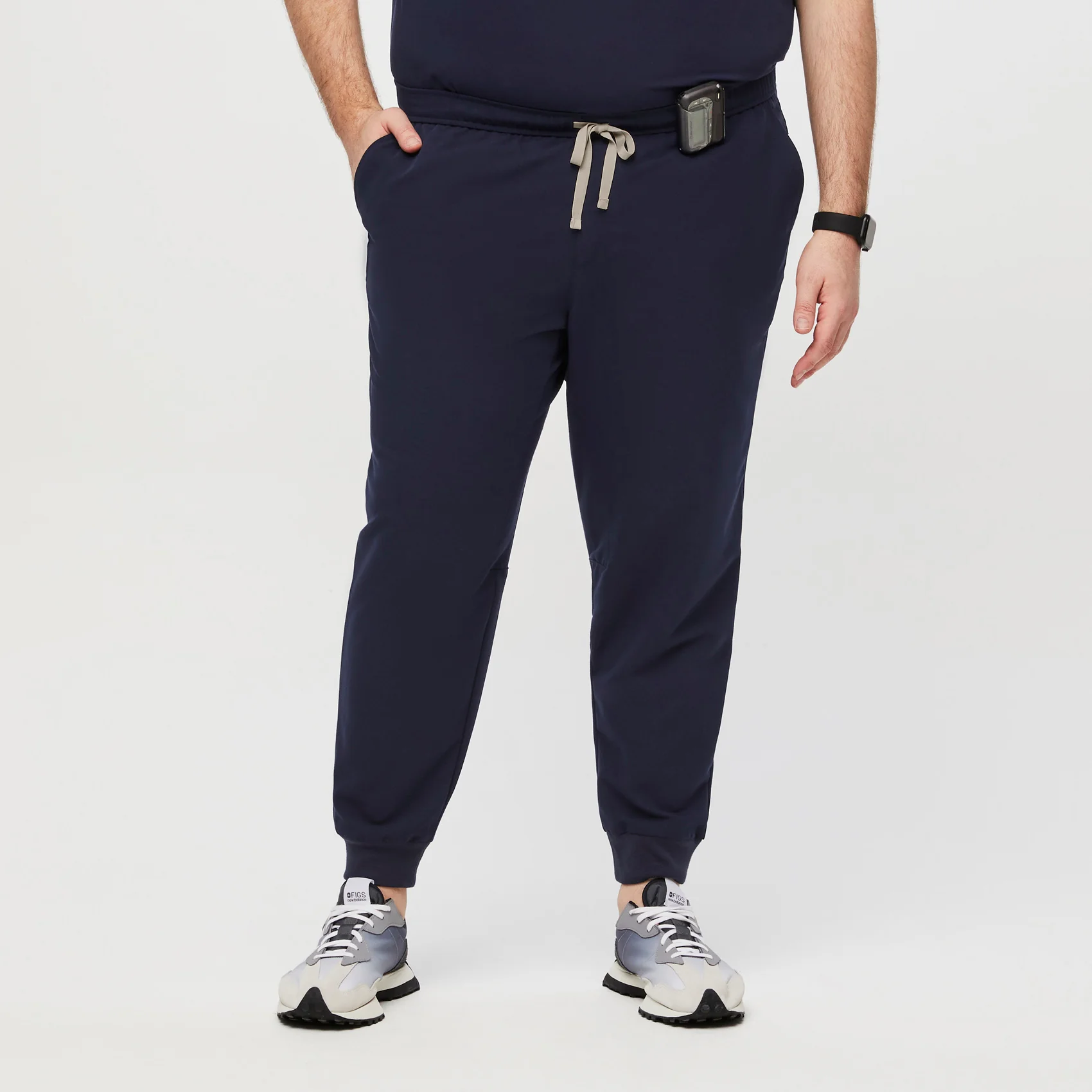 men's Navy Tansen™ - Short Jogger Scrub Pants (3XL - 6XL)