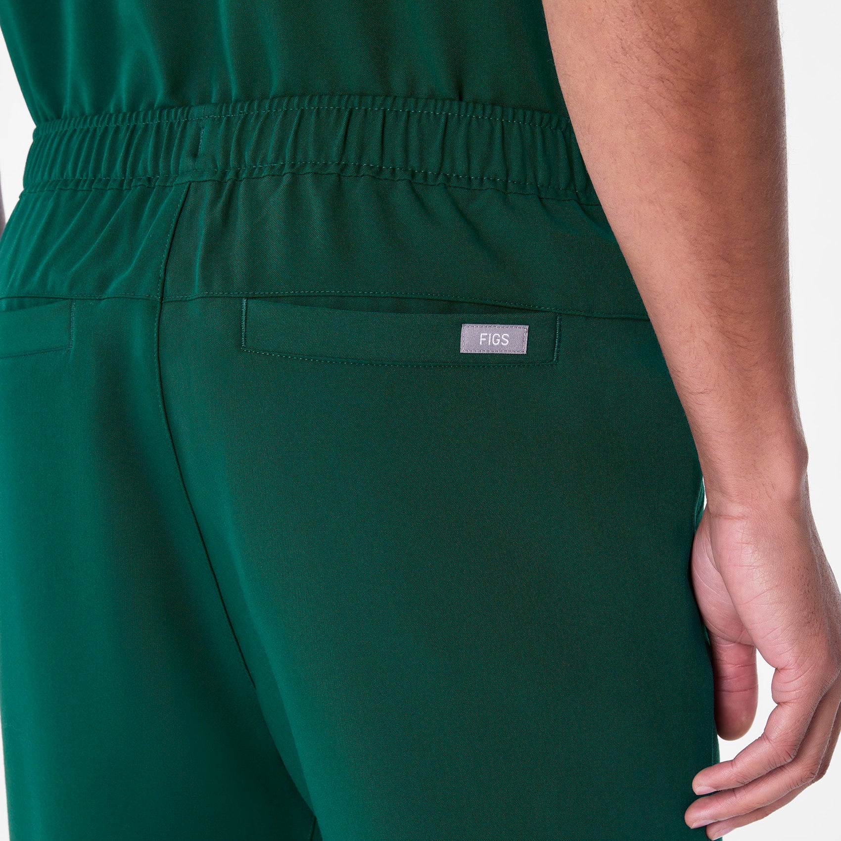men's Forest Green Tansen - Short Jogger Scrub Pant™ - Image 6