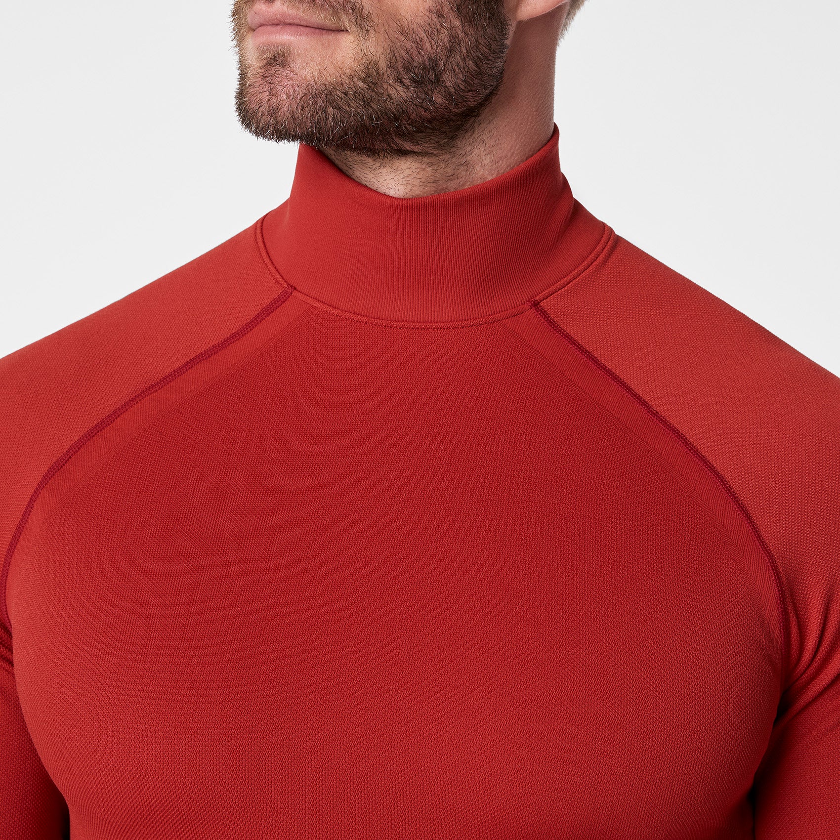 men's Team USA Red FIGS x Team USA Mock Neck - Longsleeve Underscrub - Image 6
