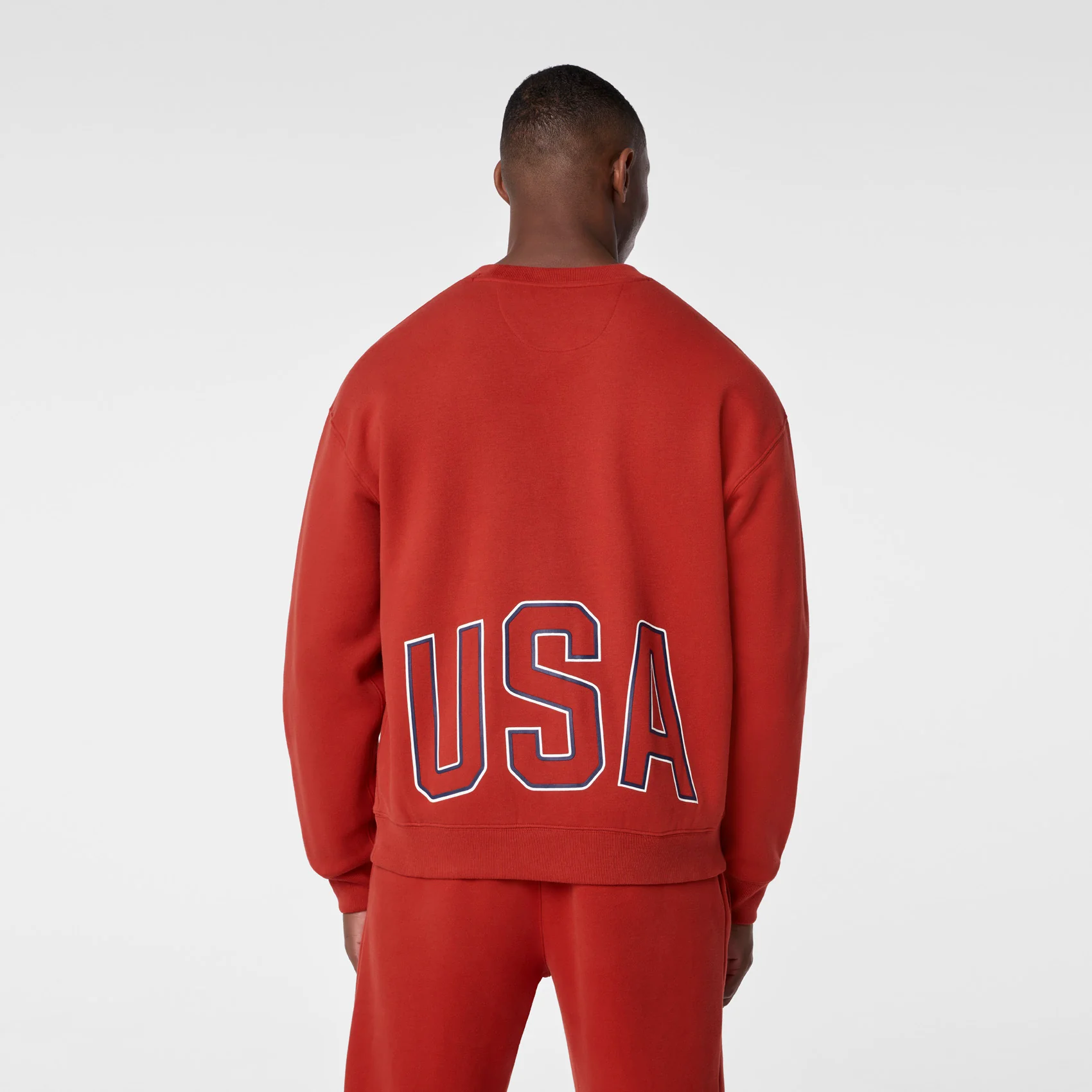 men's Team USA Red FIGS x Team USA Off-Shift - Crewneck Sweatshirt™ - Image 2